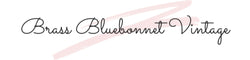 Brass Bluebonnet Vintage