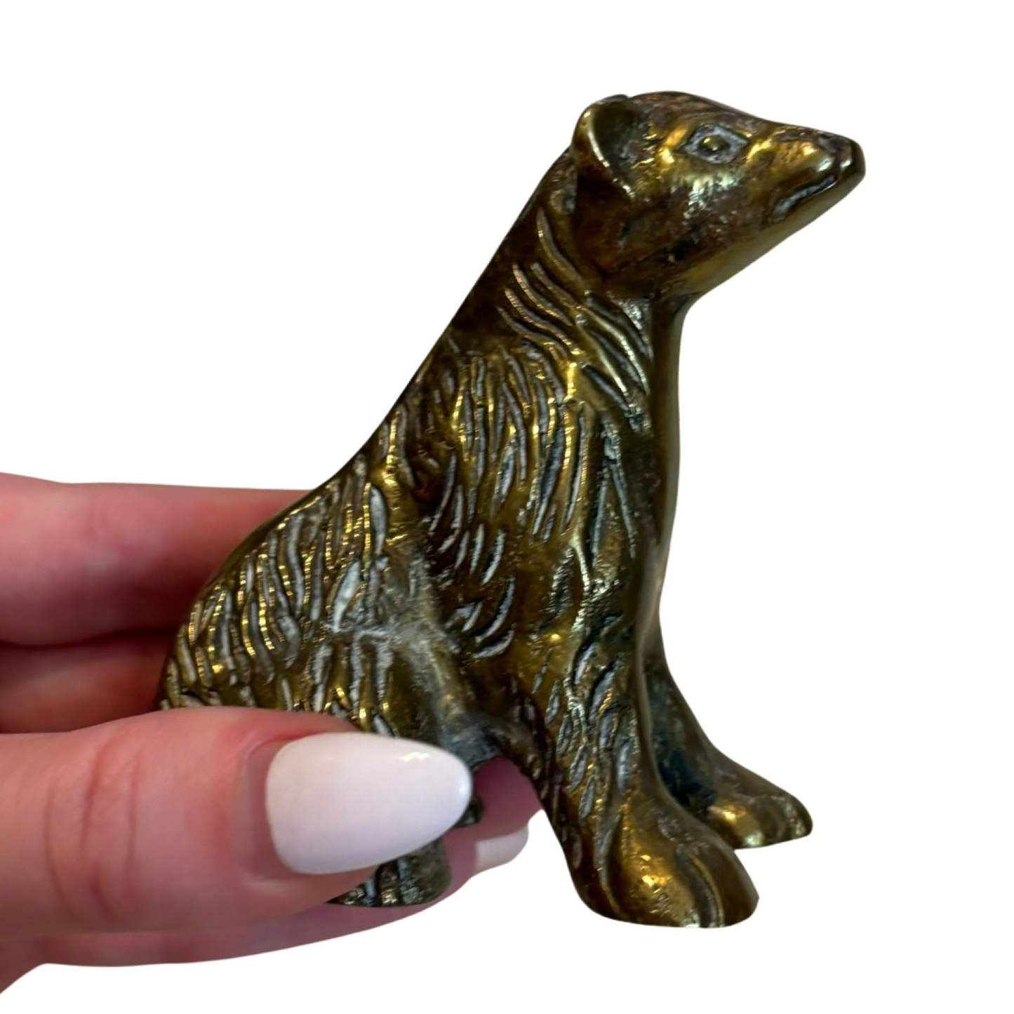 Brass Bear Cub
