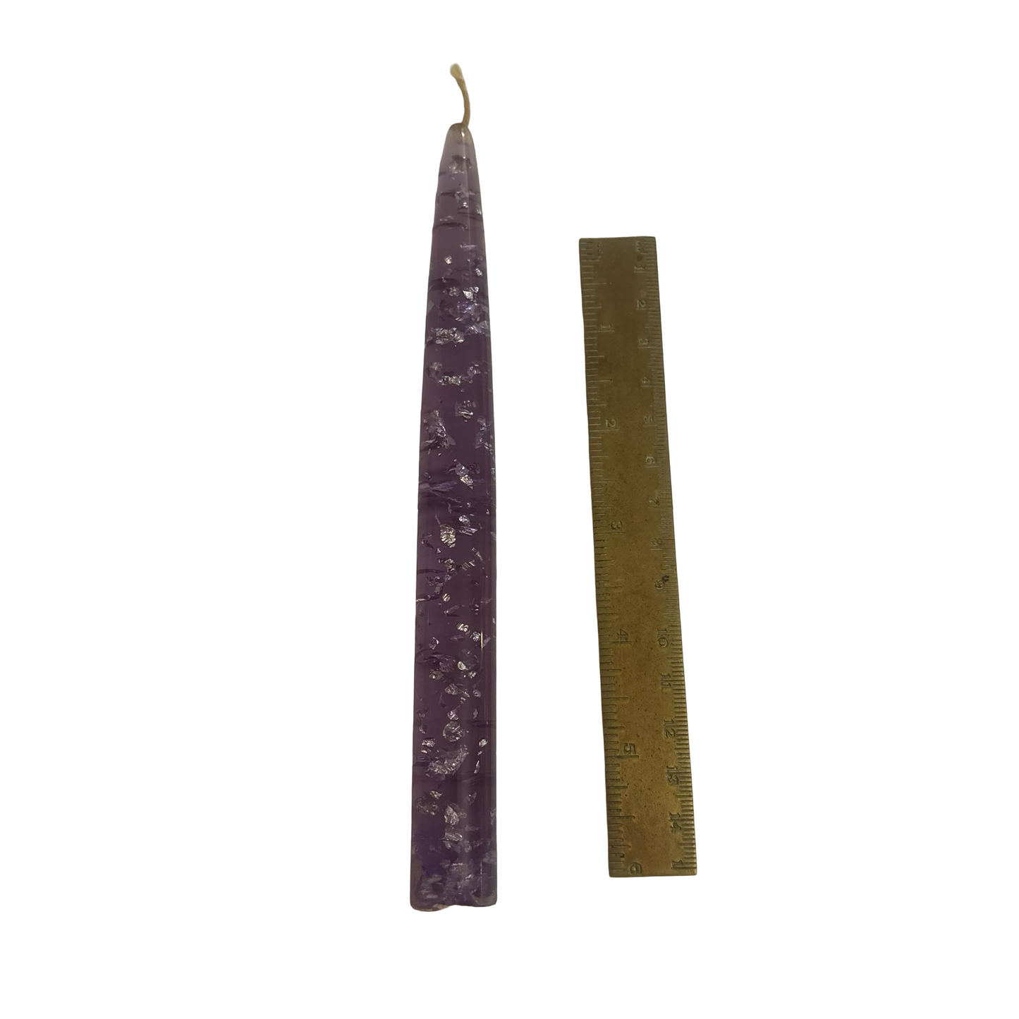 Purple Lucite Candle