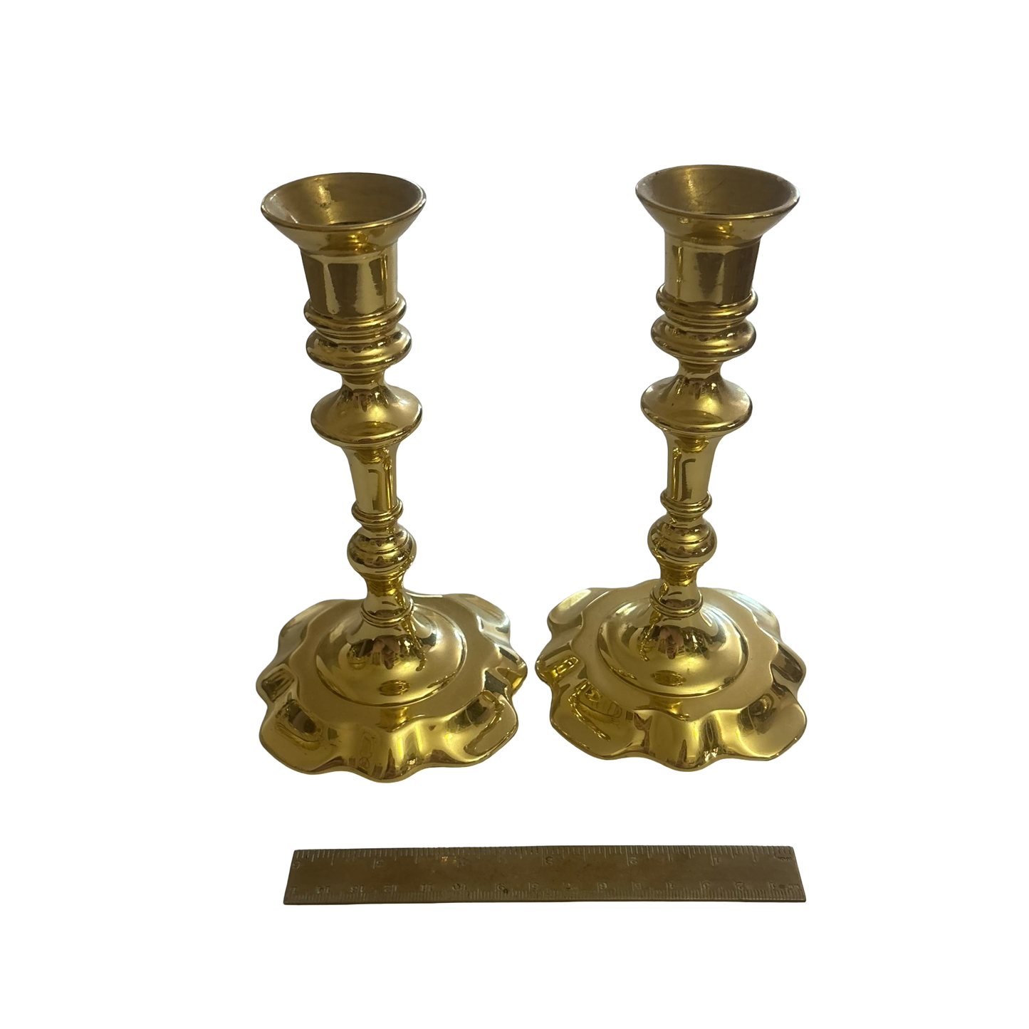 Pair of Baldwin Brass Candlesticks