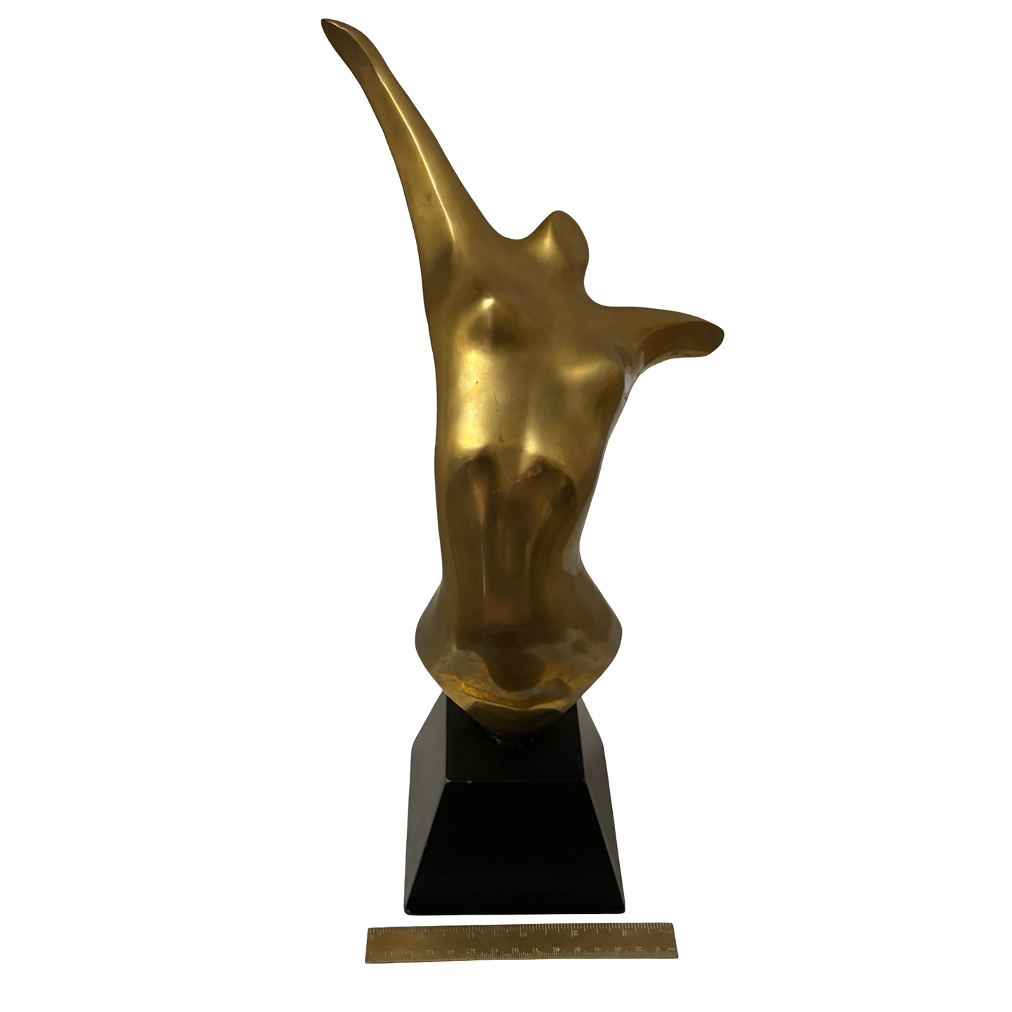 Brass Nude Woman Sculpture