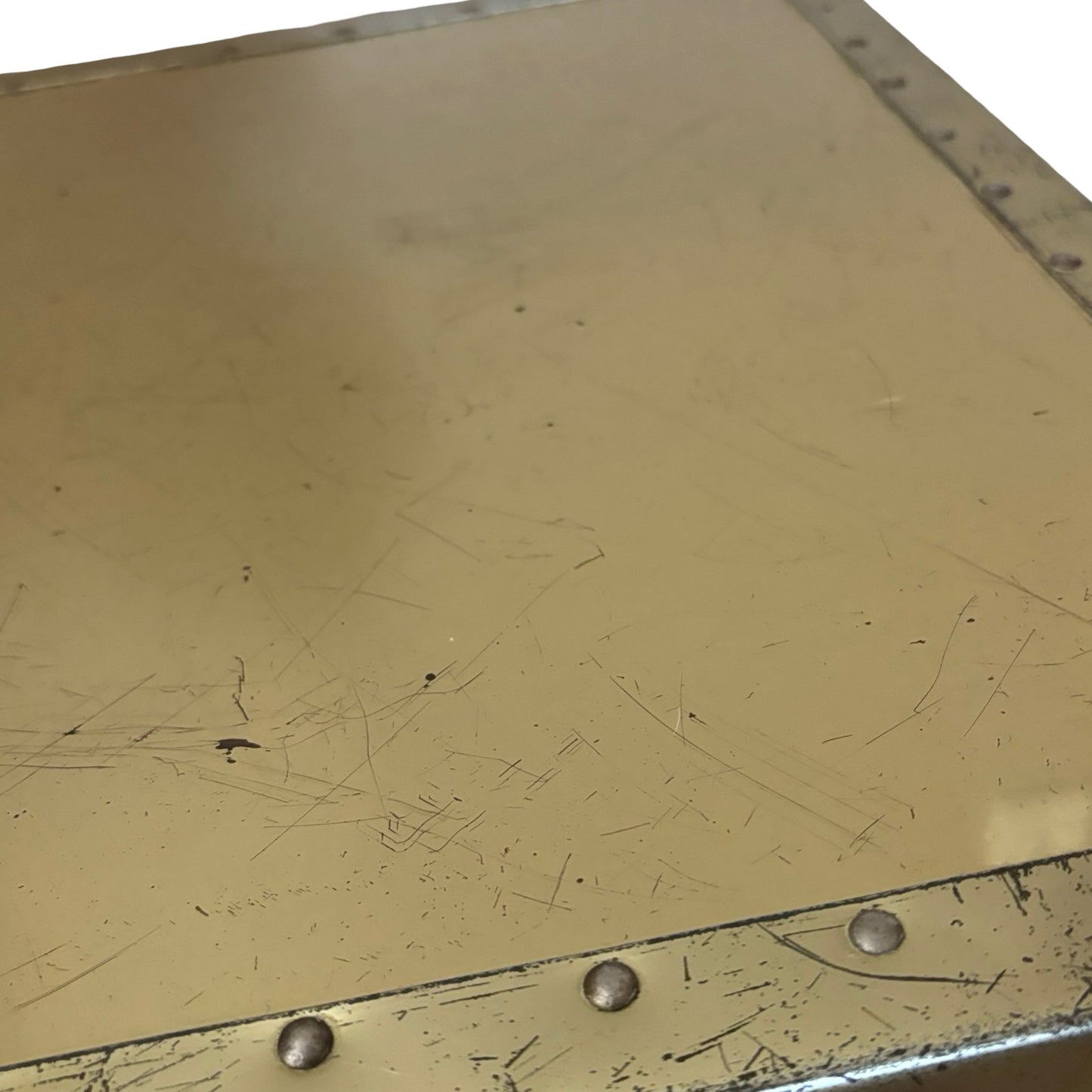 (Local Pickup Only) Brass Steamer Trunk