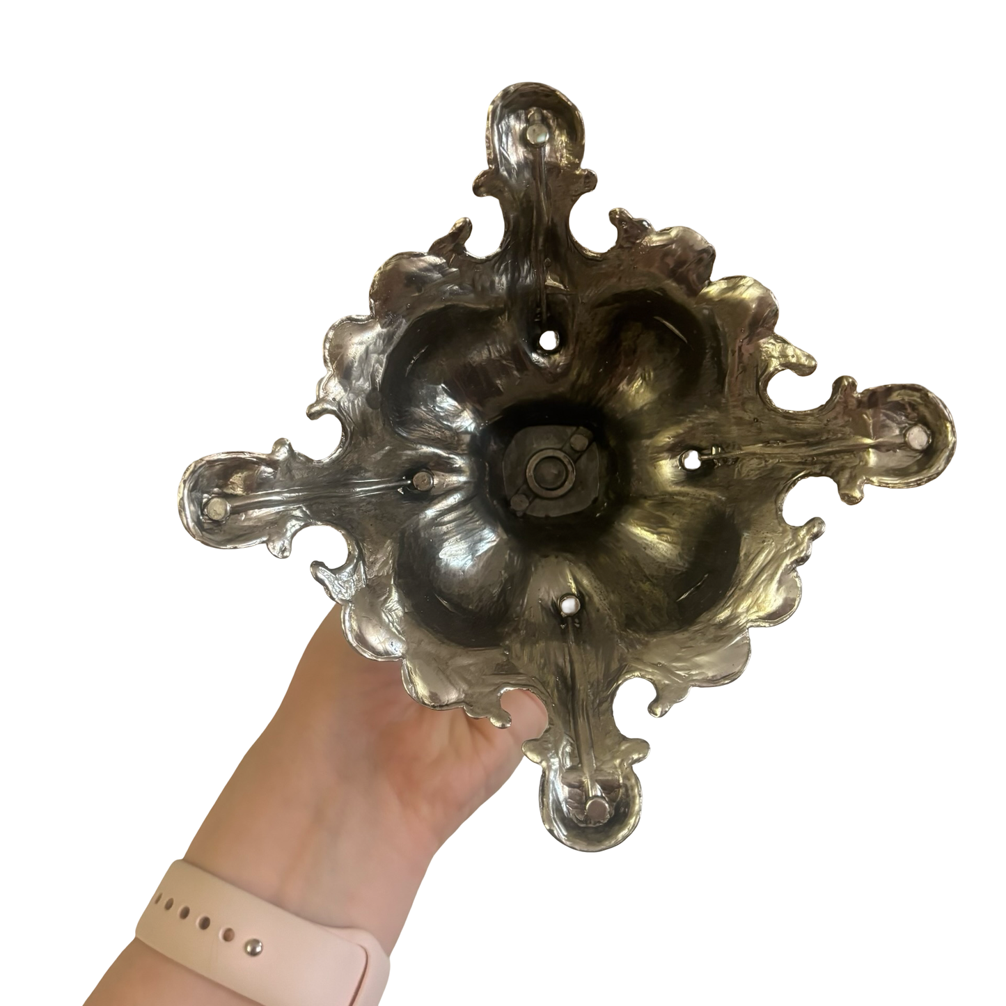 Ornate Silver Candelabra