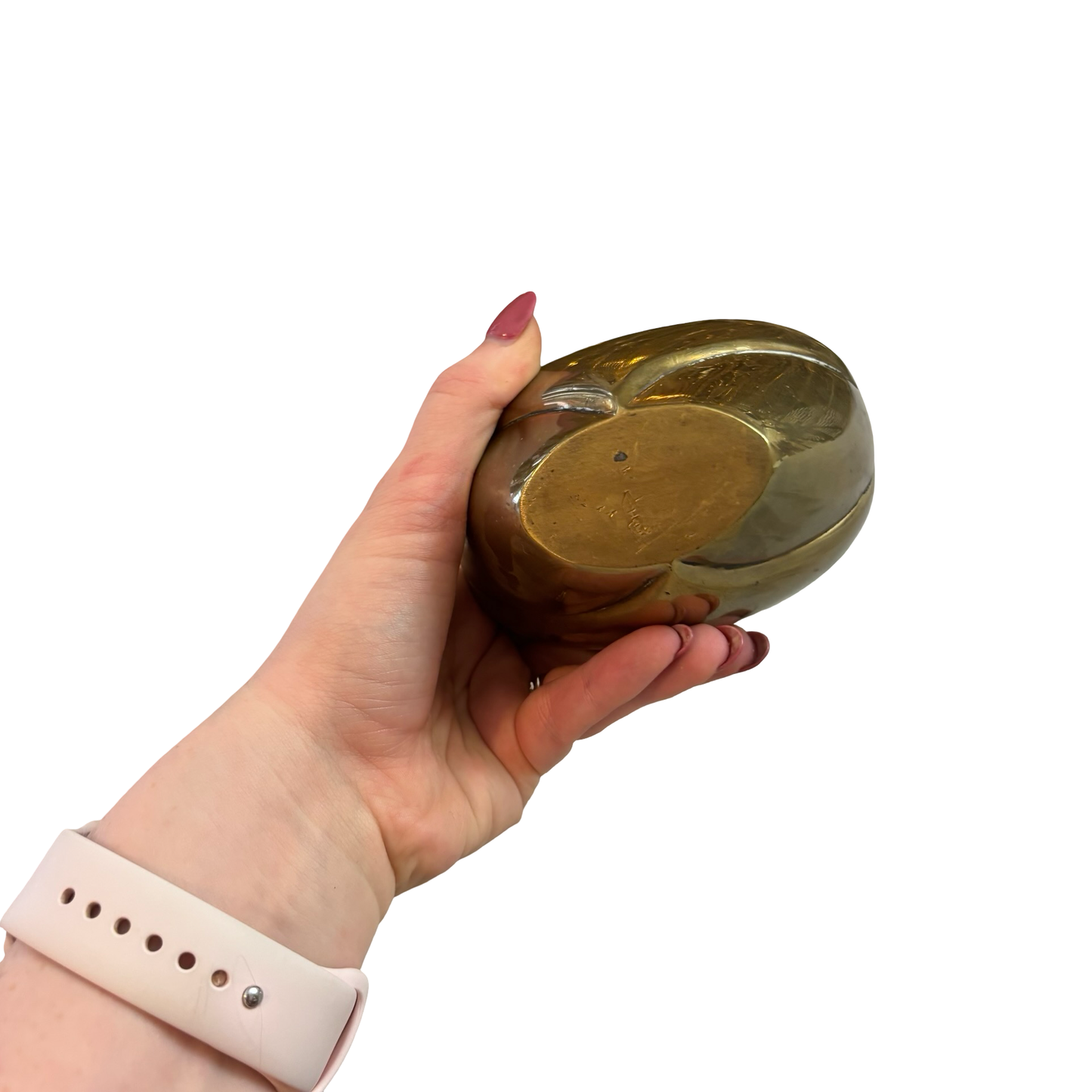 Brass Heart Vase