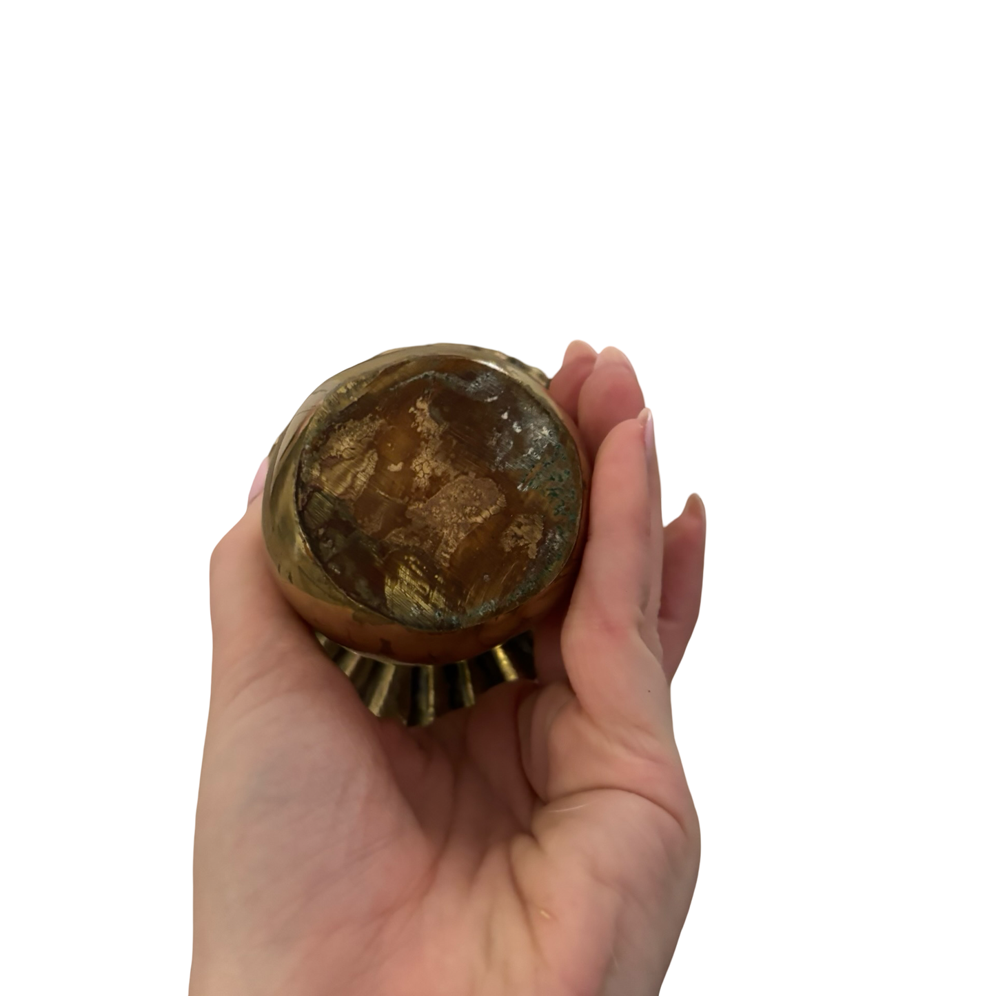 Large Brass Mushroom