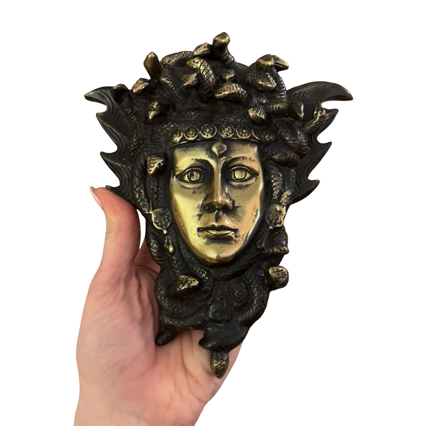 Brass Medusa Wall Hanging