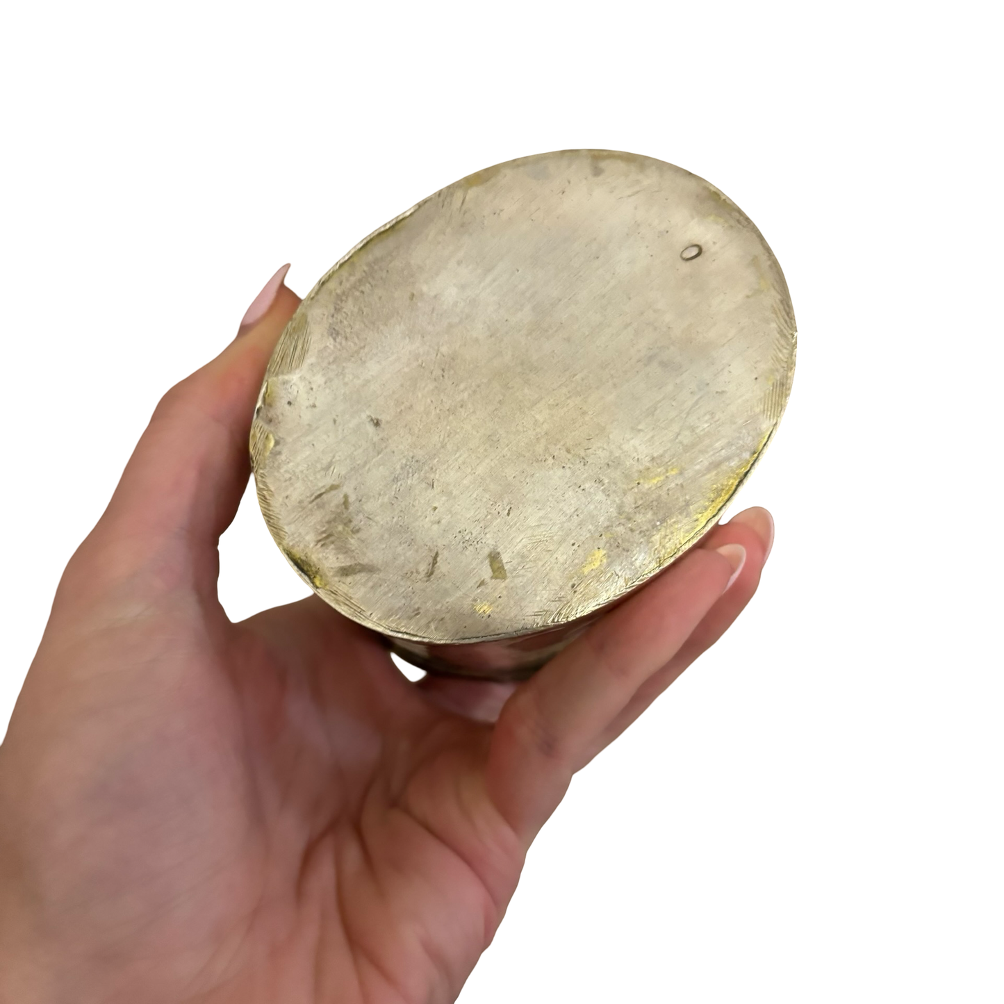 Silver Over Brass Candle Box