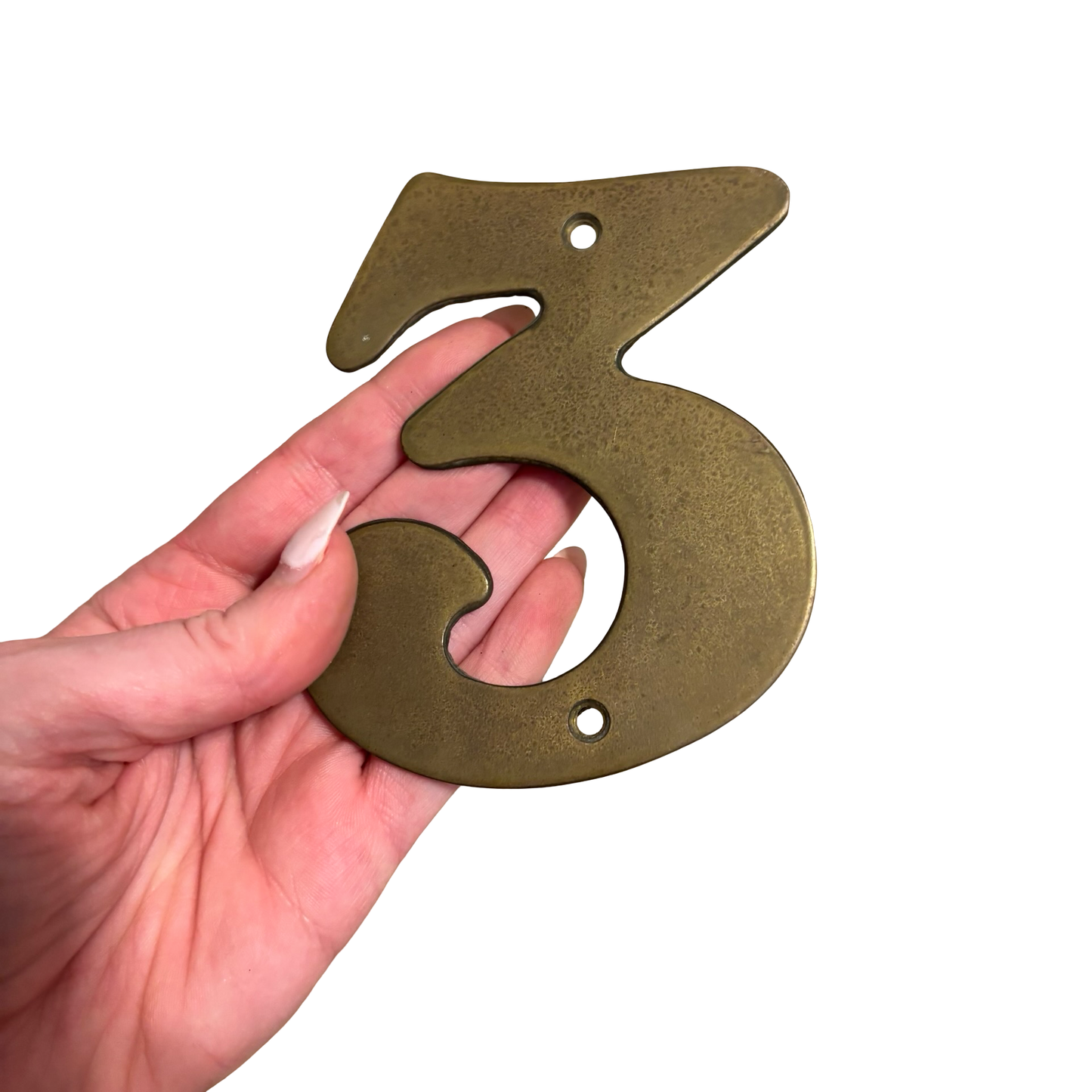 Brass House Number