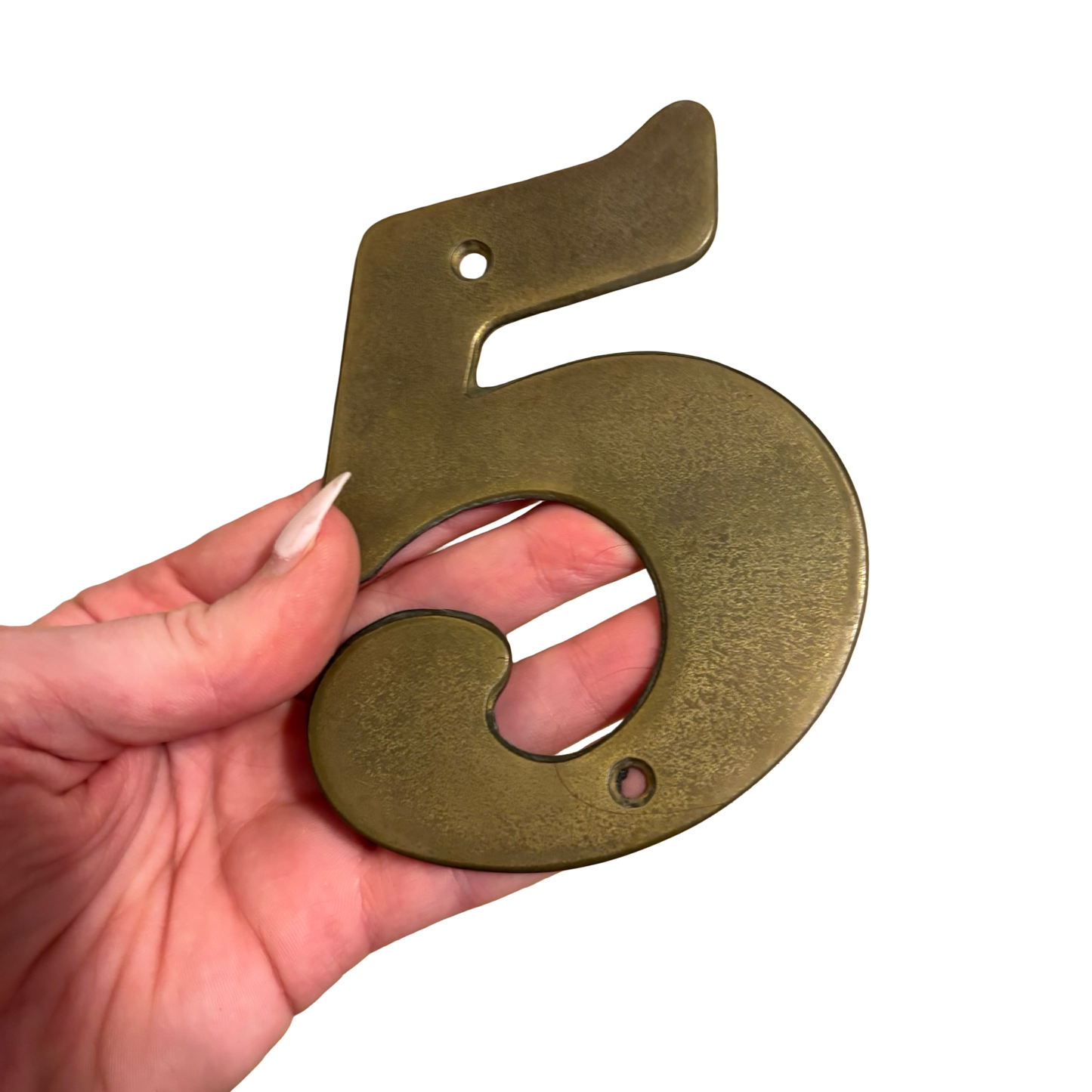 Brass House Number