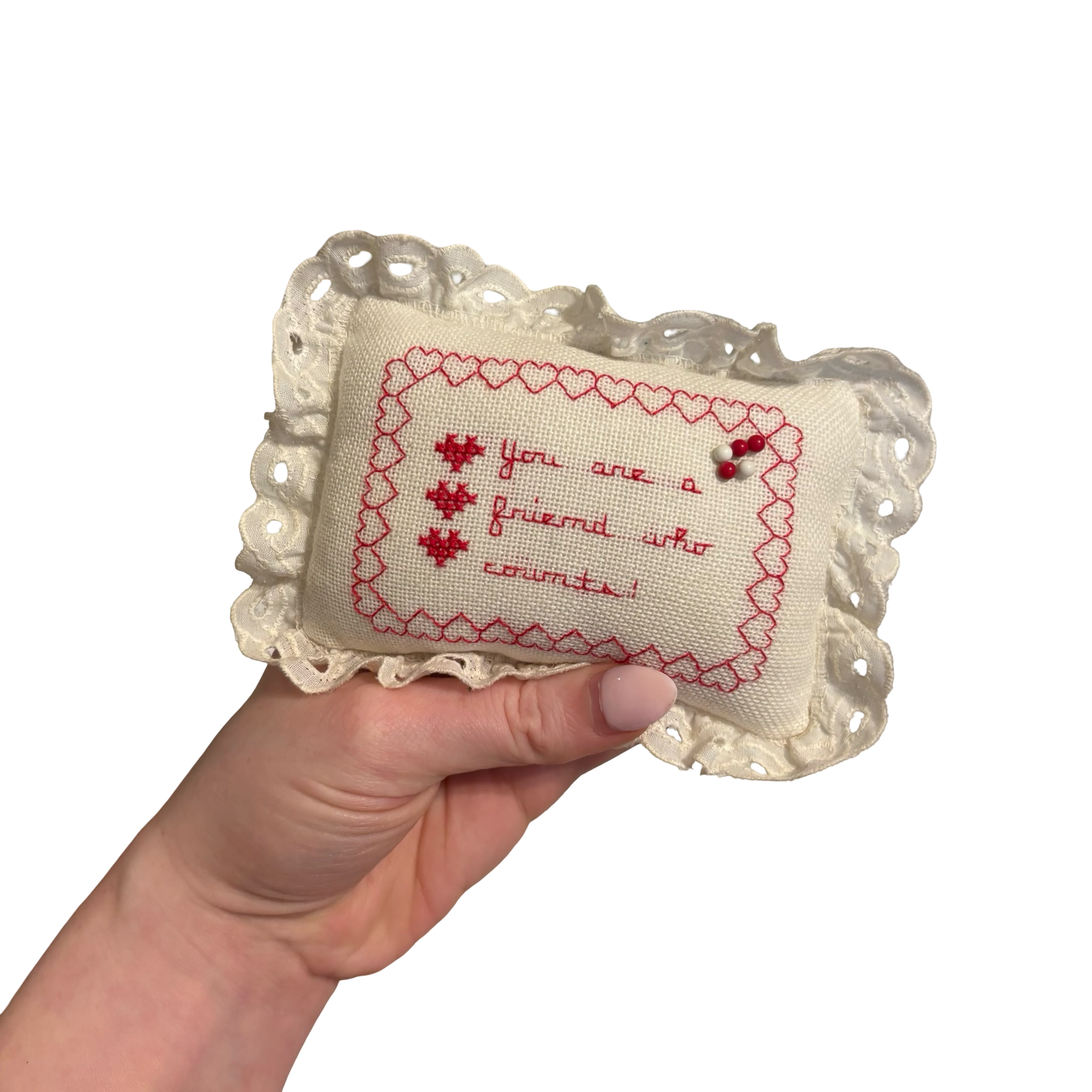 Hearts and Friends Pin Cushion