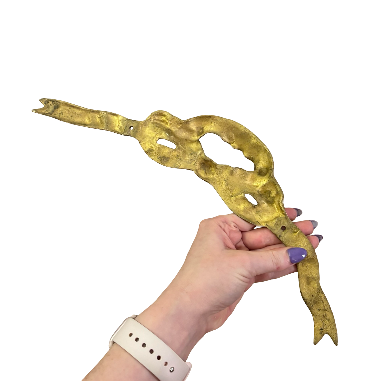 Brass Bow Wall Swag