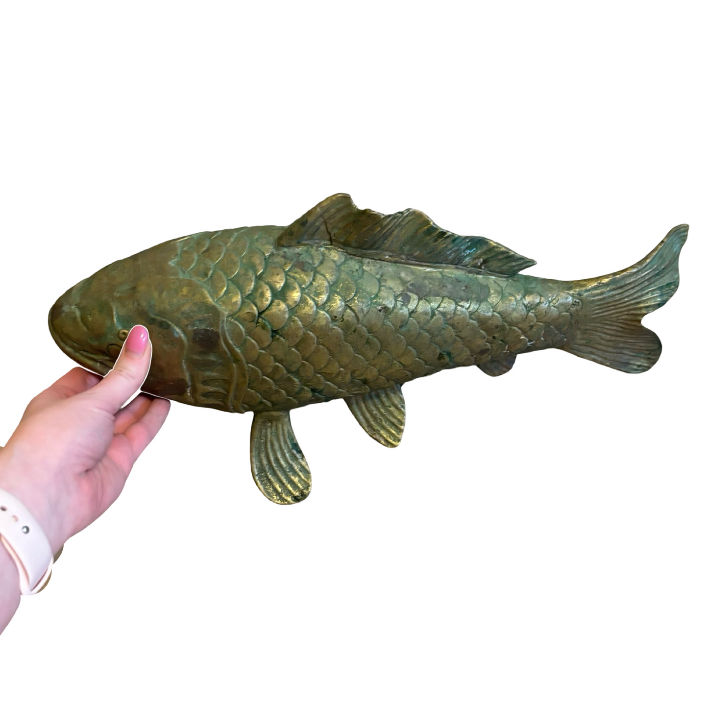 Brass Koi Fish by Maitland Smith