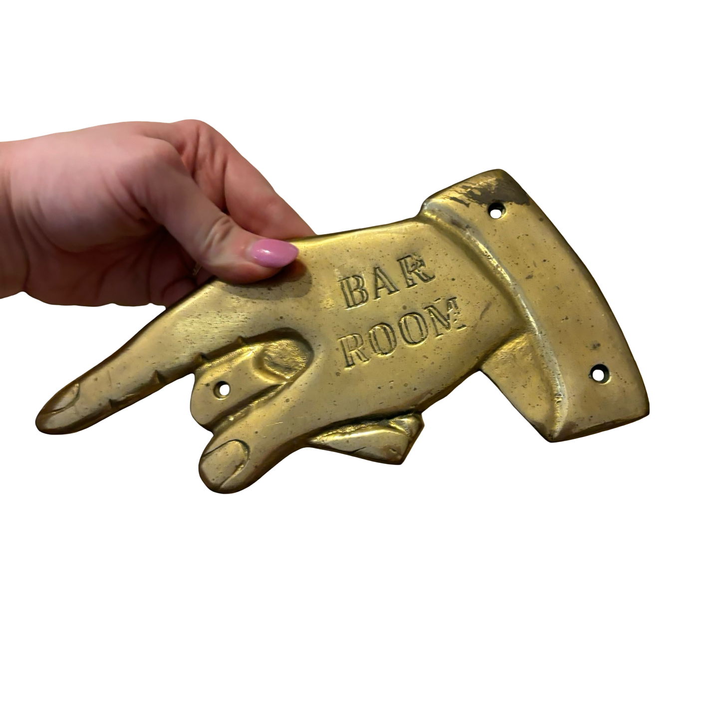 Brass Bar Room Hand