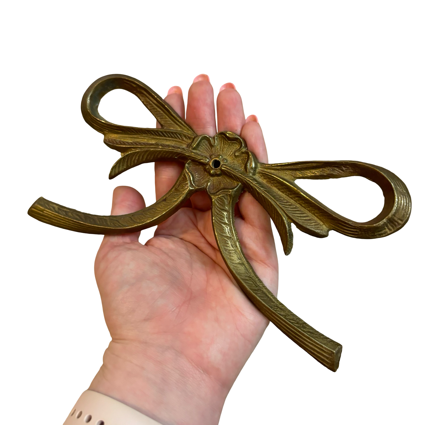 Brass Bow Wall Decor