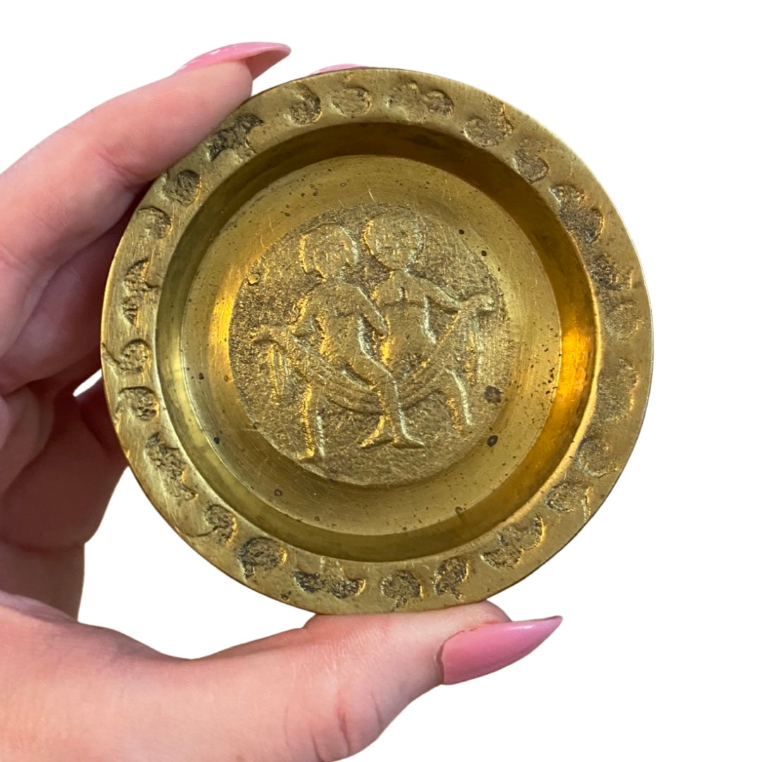 Brass Zodiac Coasters