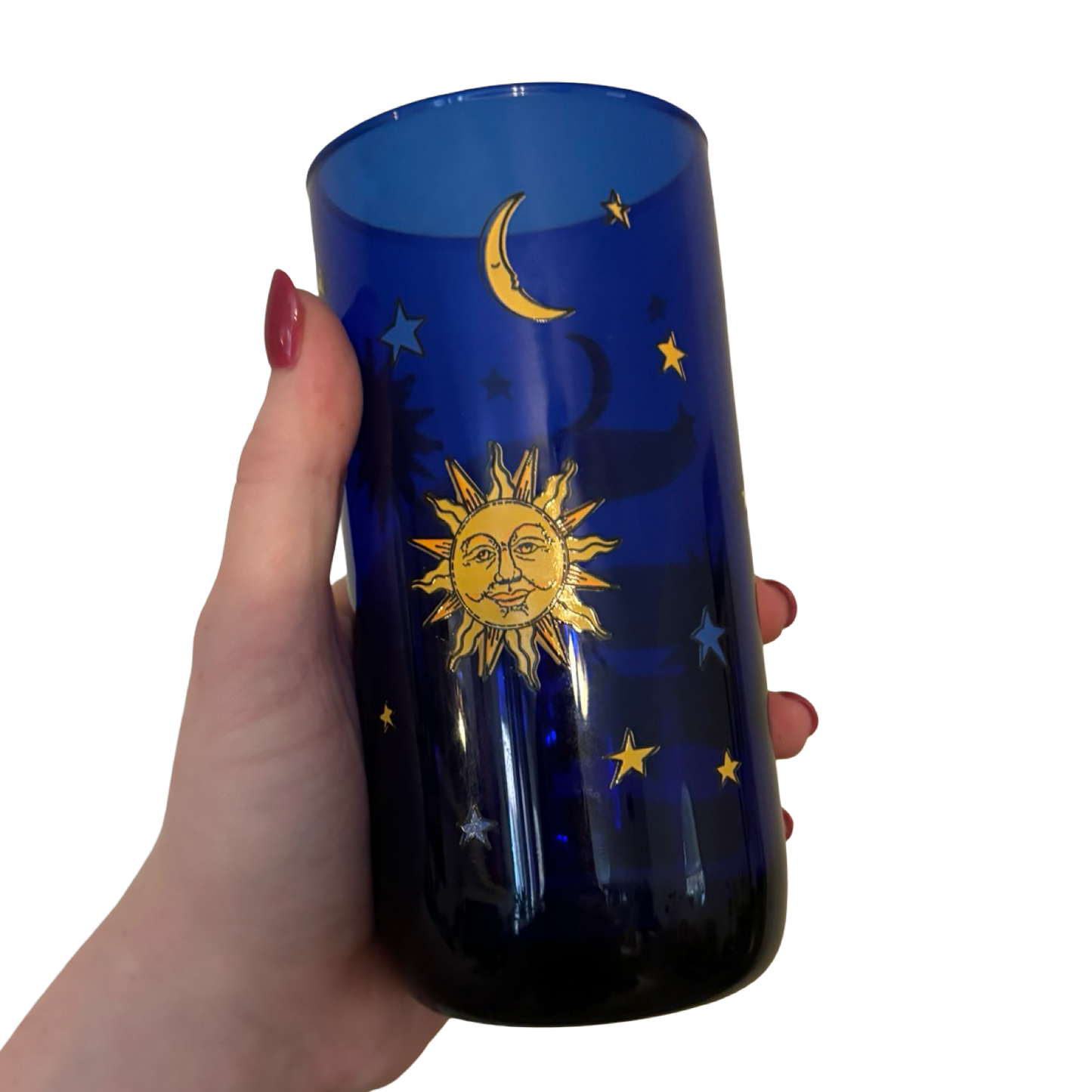 Libbey Celestial Cobalt Blue Tumbler Set of Four