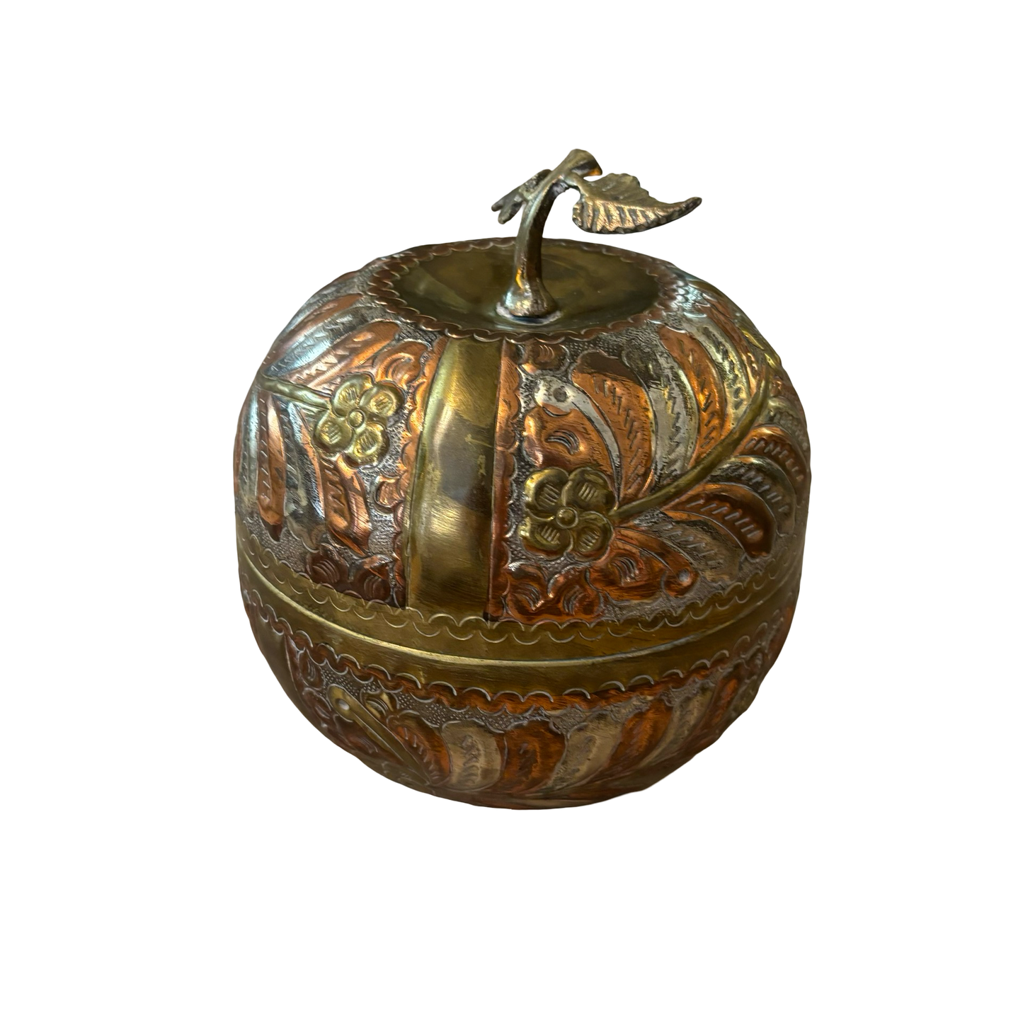 Brass Pumpkin Box