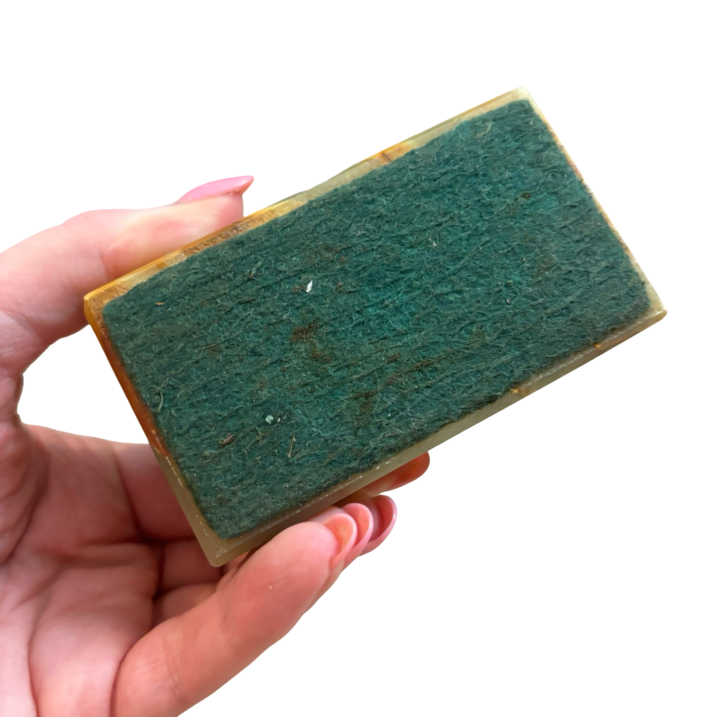 Brass and Green Onyx Business Card Stand