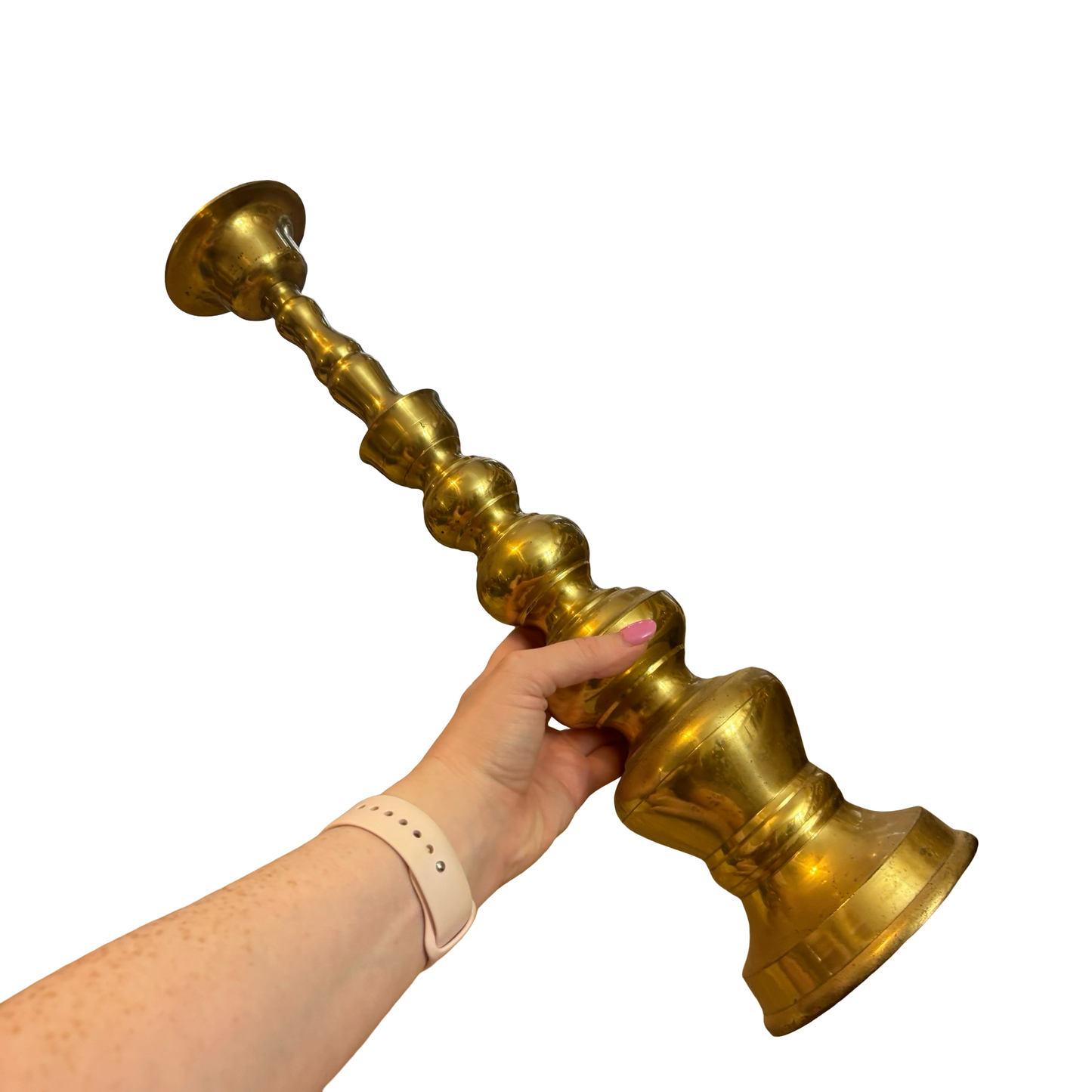 Large Brass Candlestick