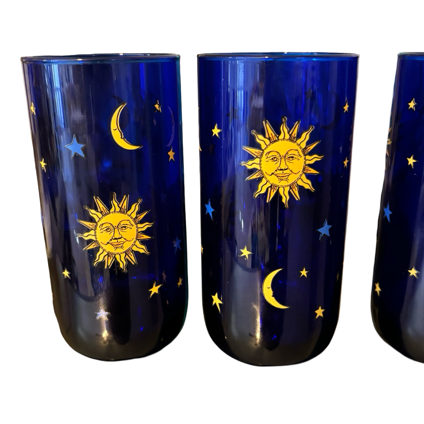 Libbey Celestial Cobalt Blue Tumbler Set of Four