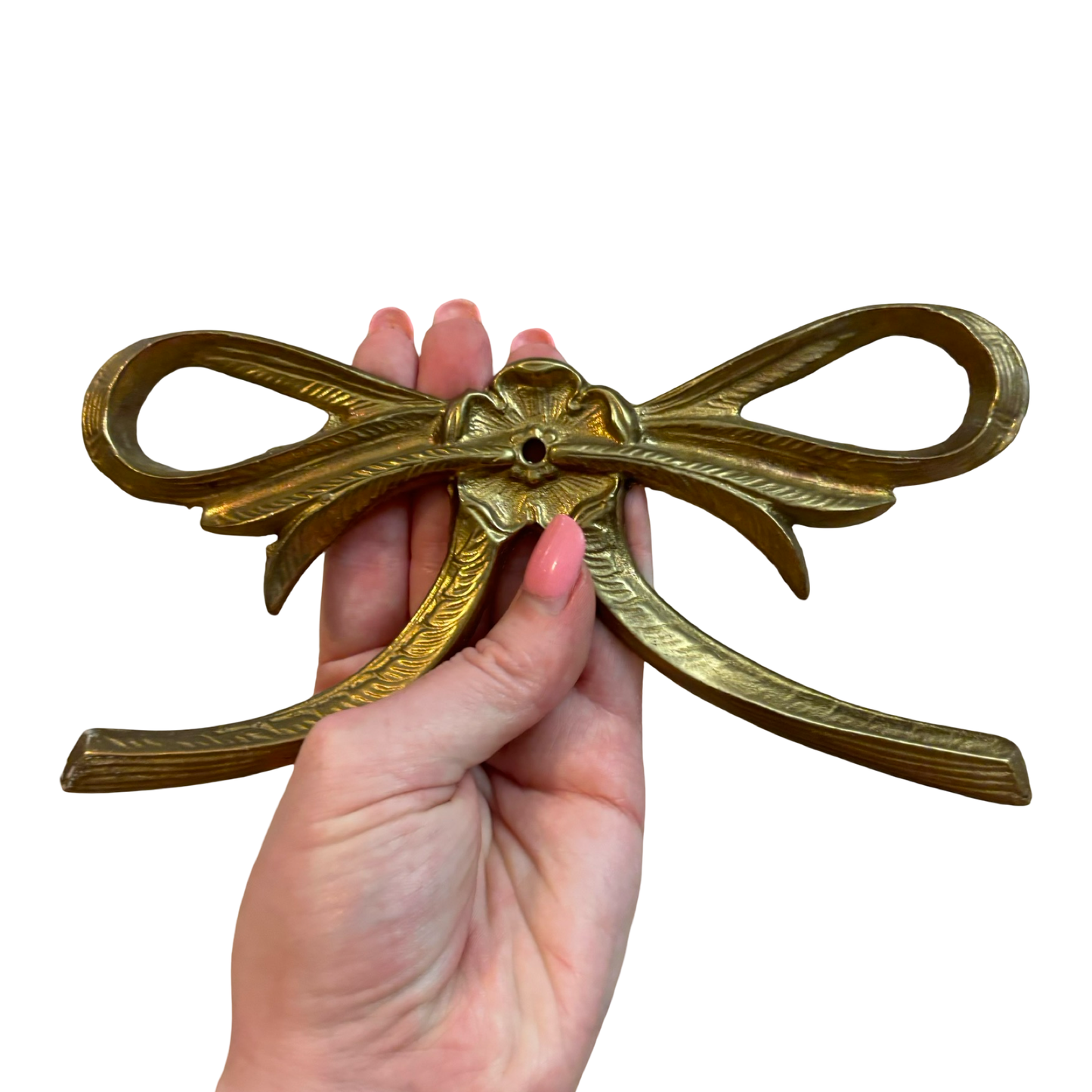 Brass Bow Wall Decor
