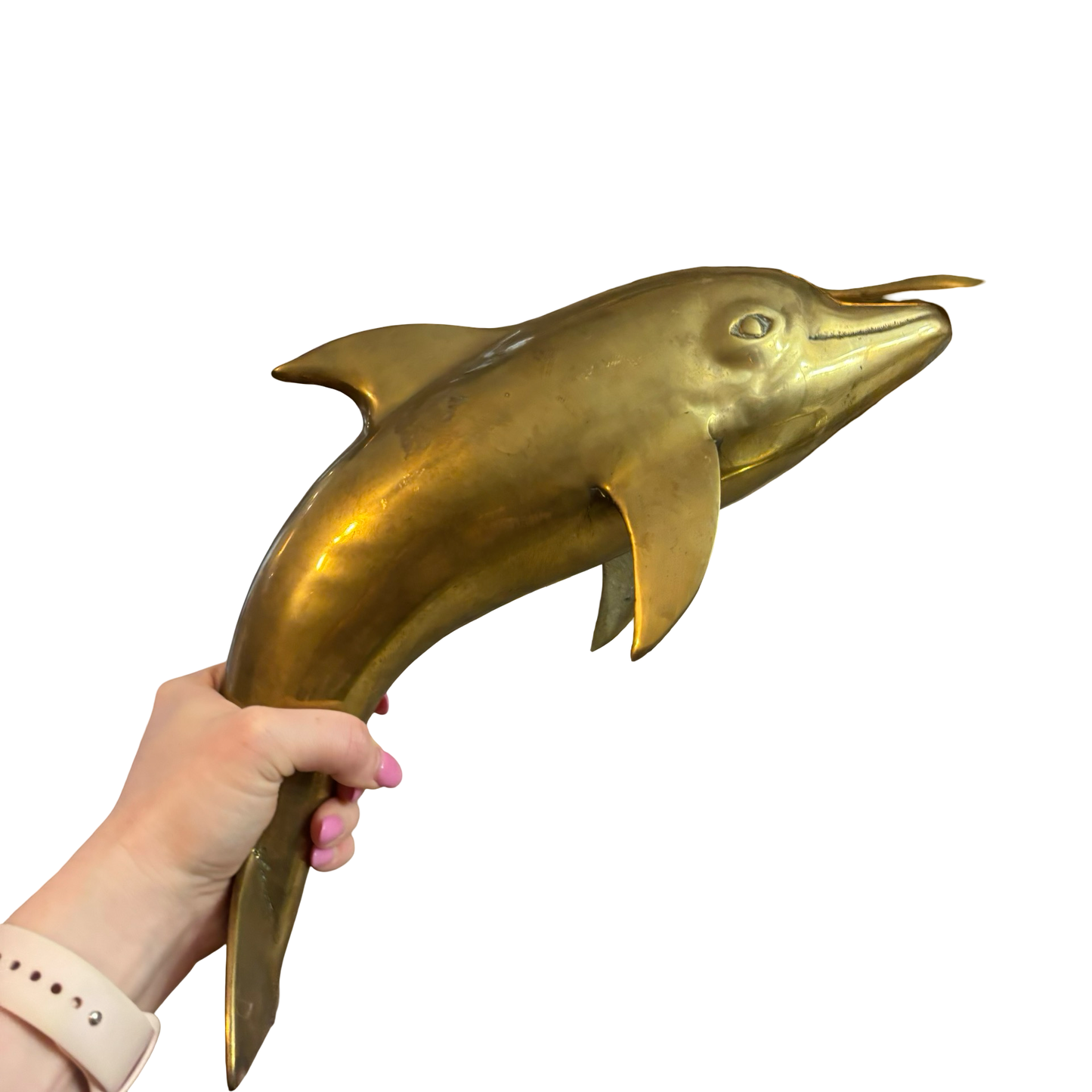 Large Brass Dolphin