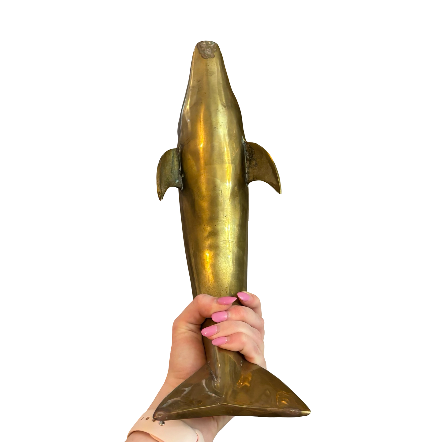 Large Brass Dolphin