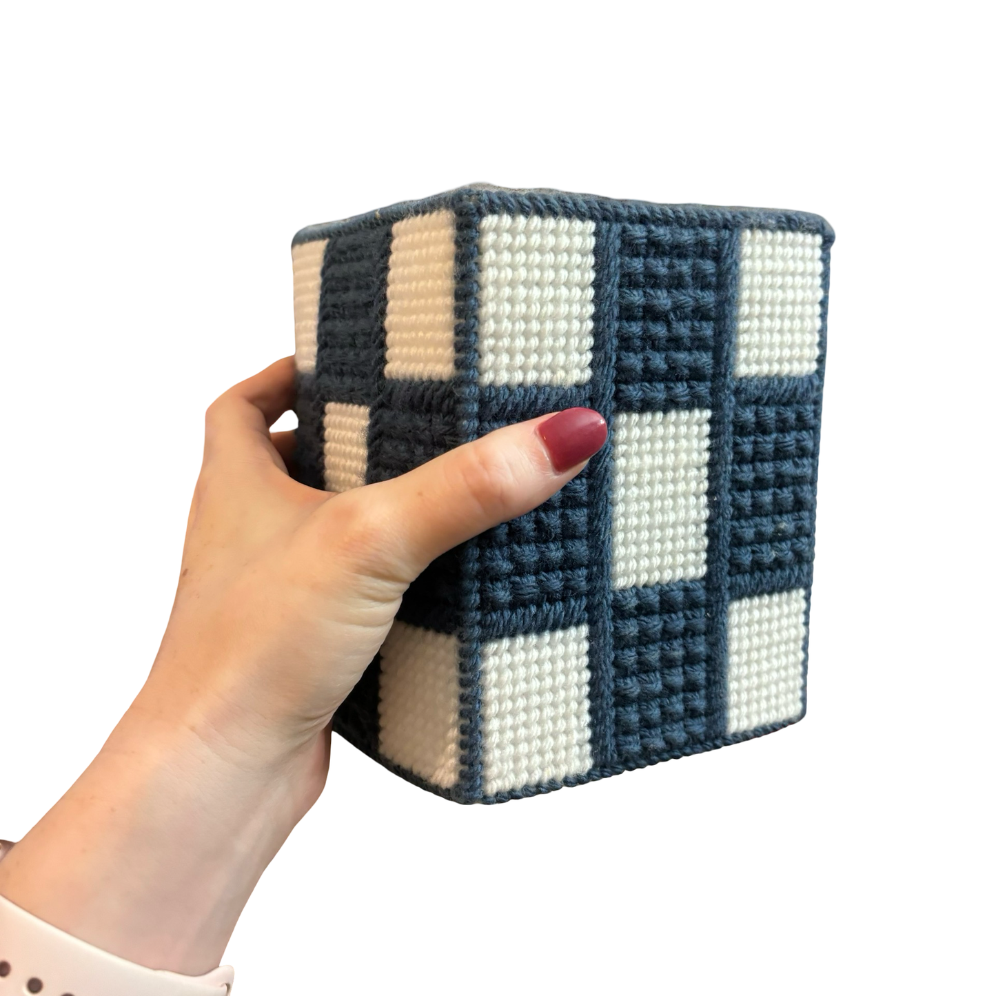 Checkered Tissue Cover