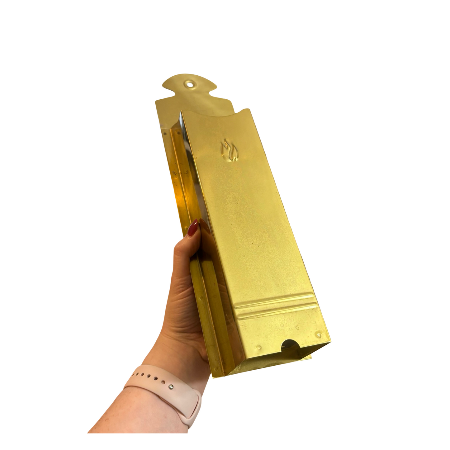 Brass Fireplace Match Holder