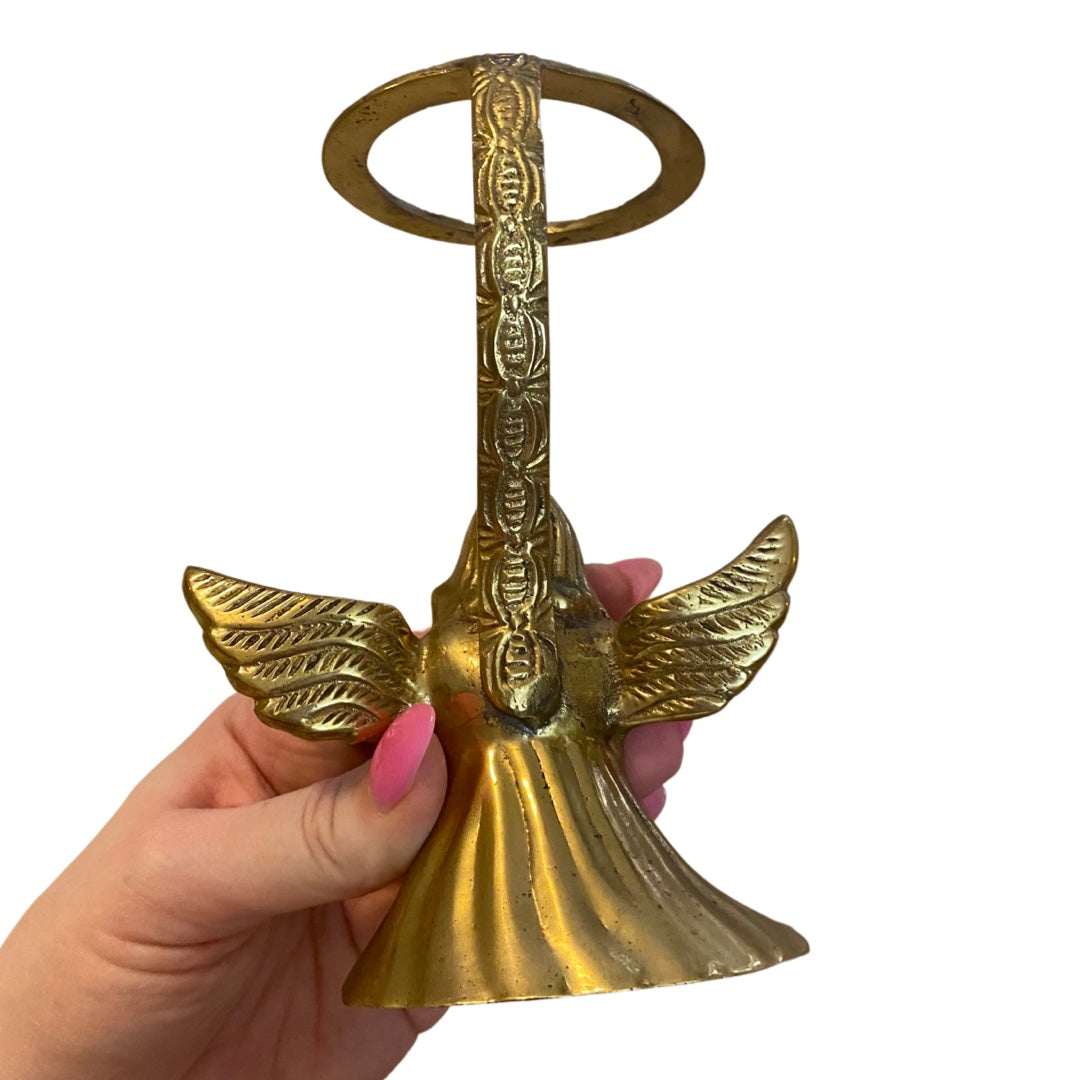 Brass Angel Sphere Holder