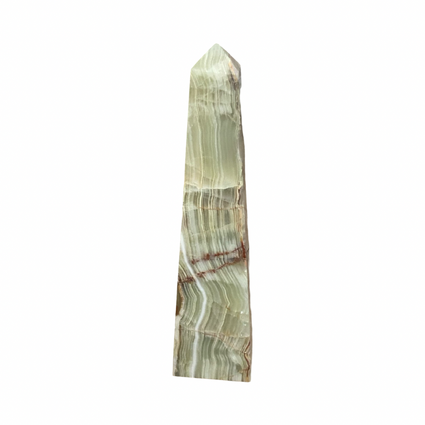 Giant Green Onyx Obelisk