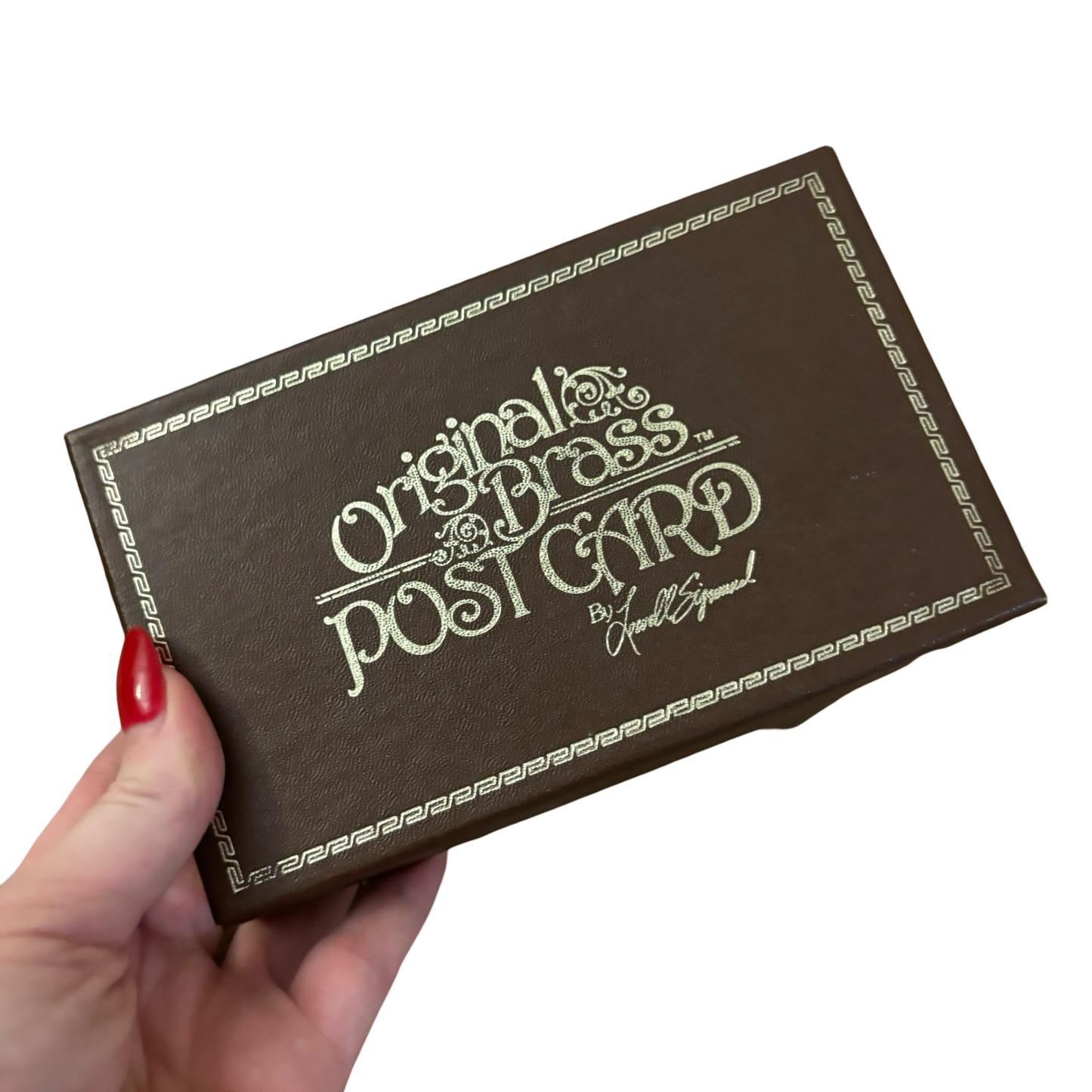 Brass Christmas Postcard