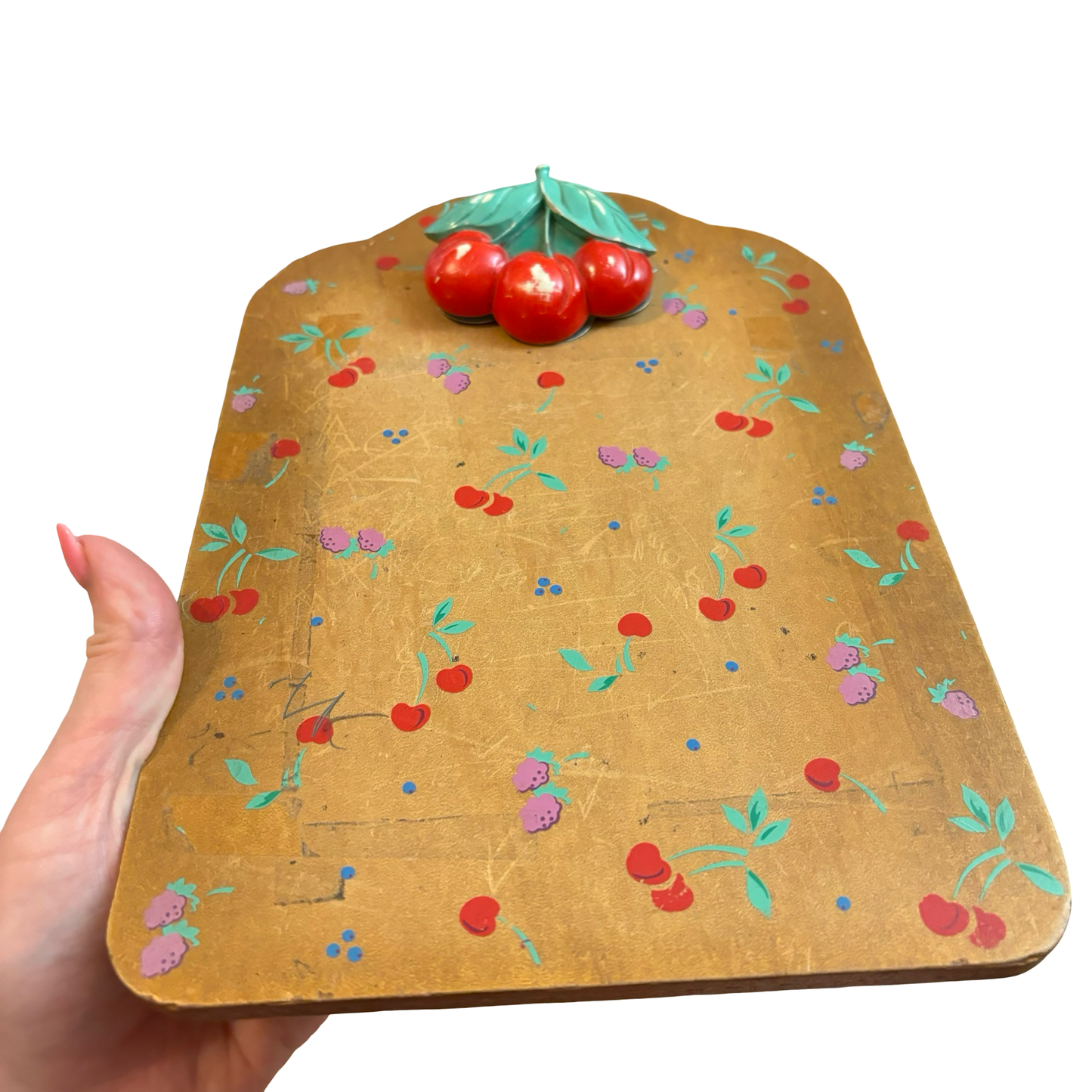 Wooden Cherry Clip Board