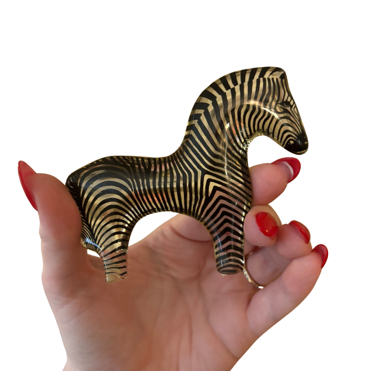 Palatnik Lucite Zebra