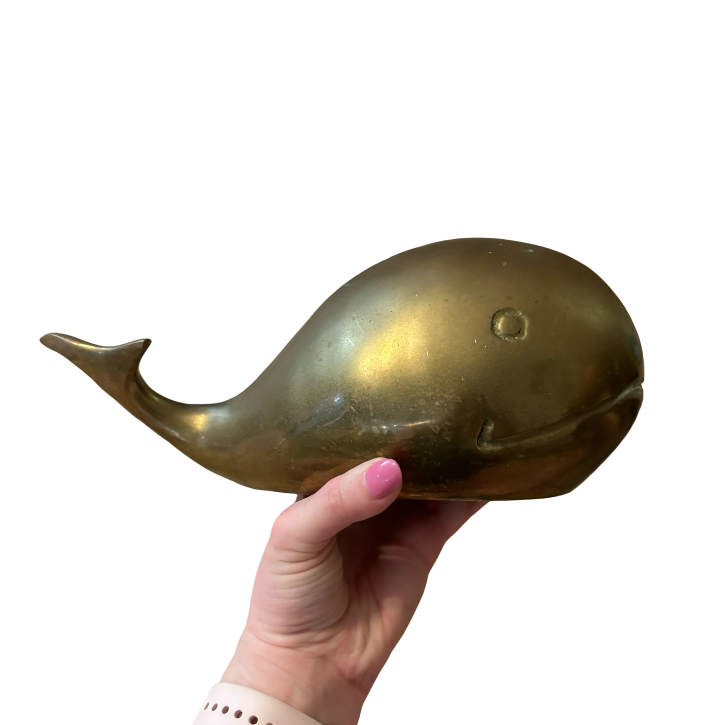 Large Brass Whale
