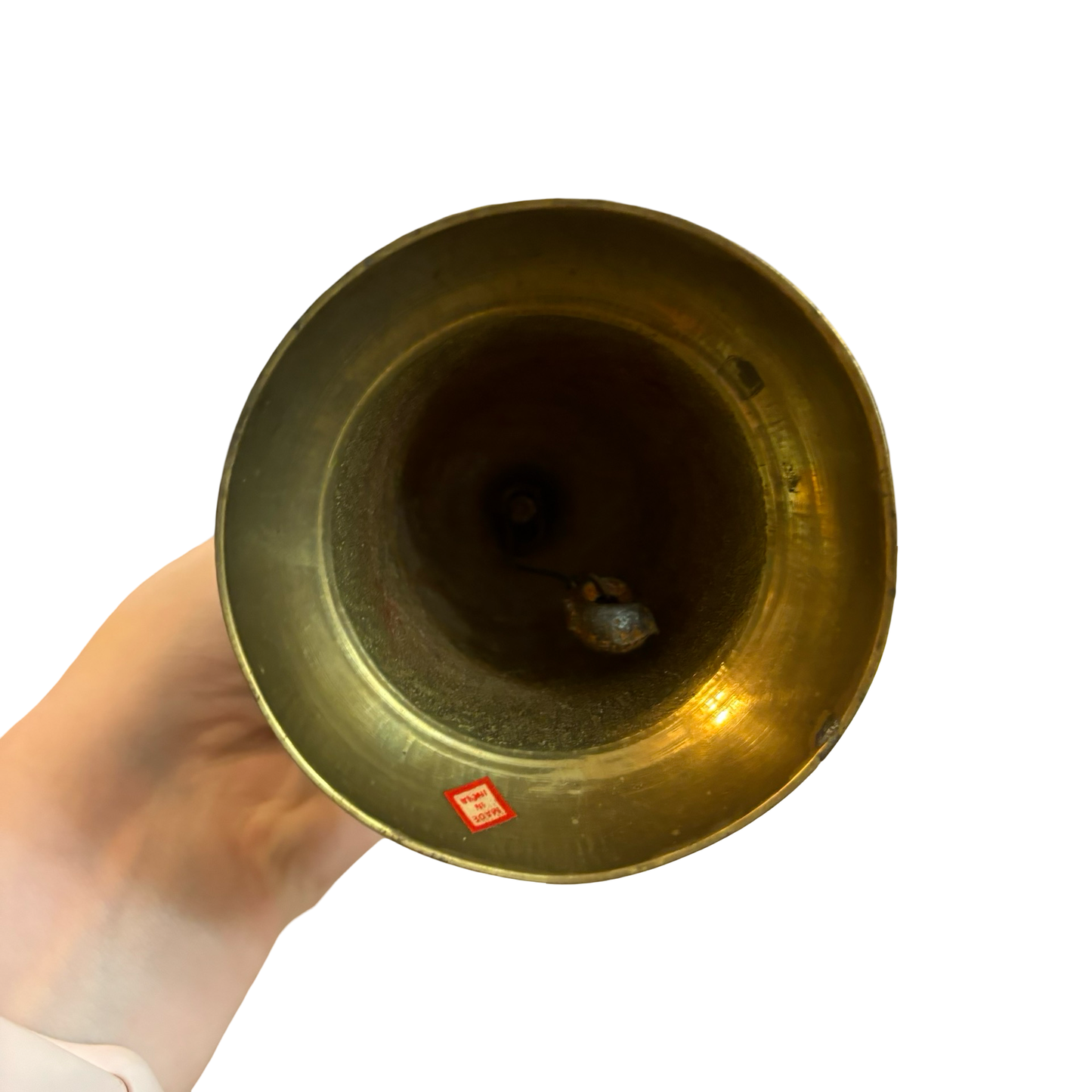 Large Wood and Brass Bell