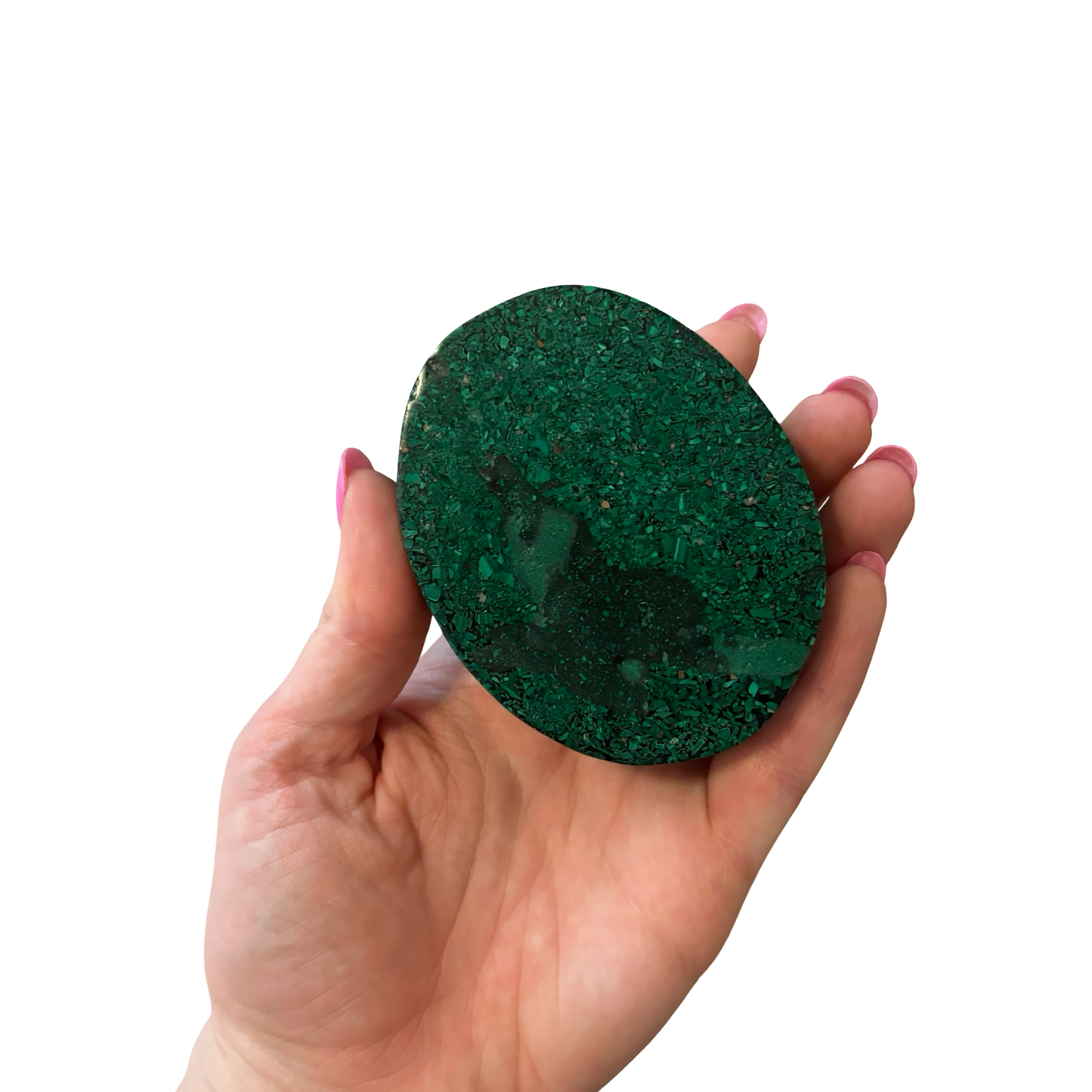 Oval Malachite Inlay Box