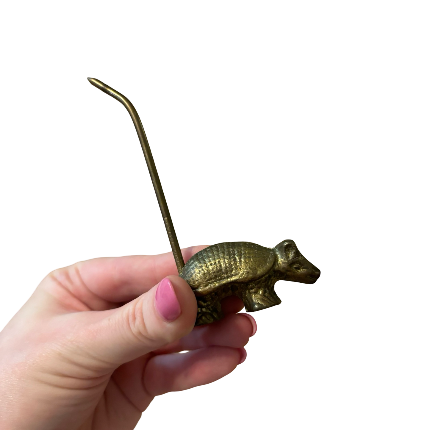 Brass Armadillo Receipt Spike