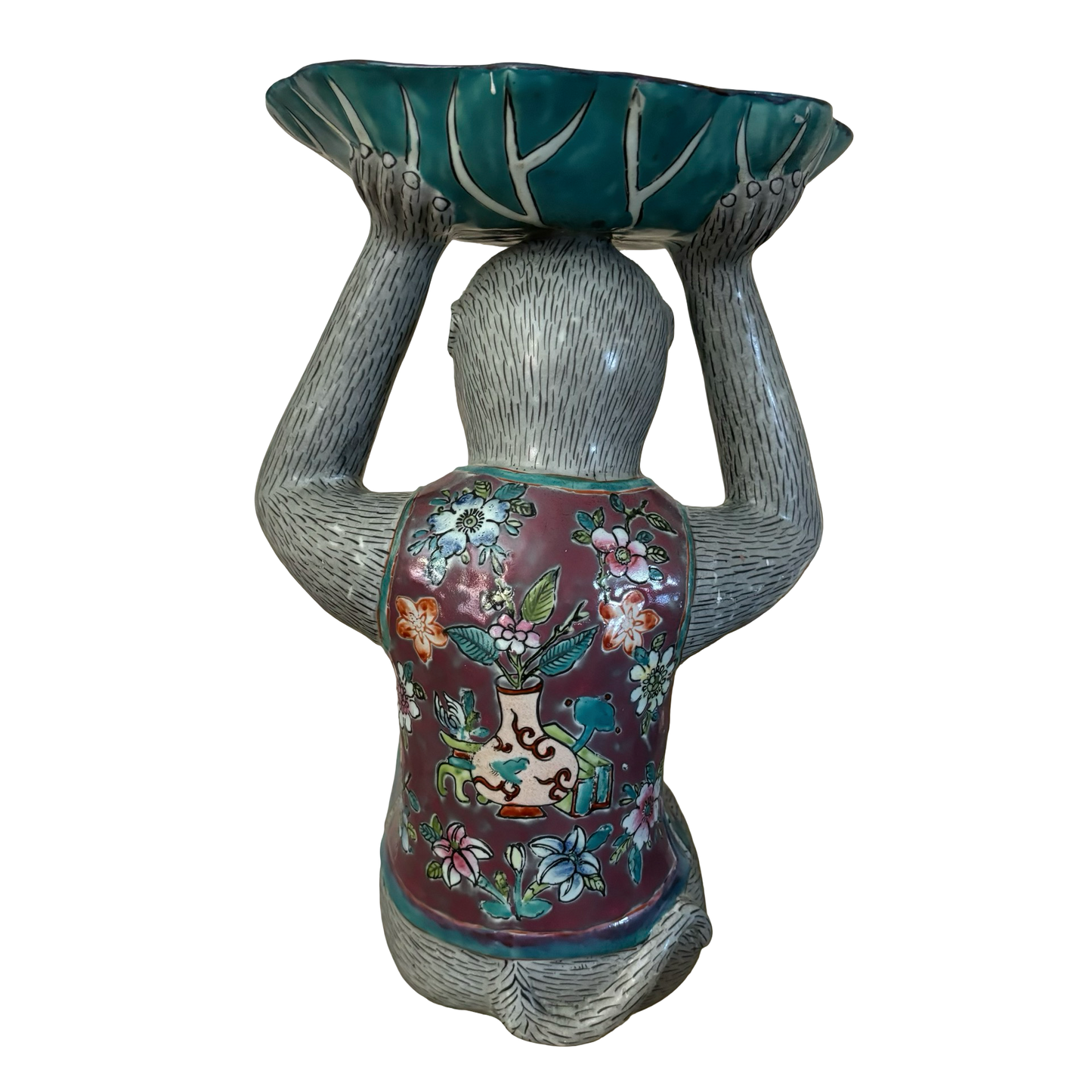 Large Porcelain Bar Monkey