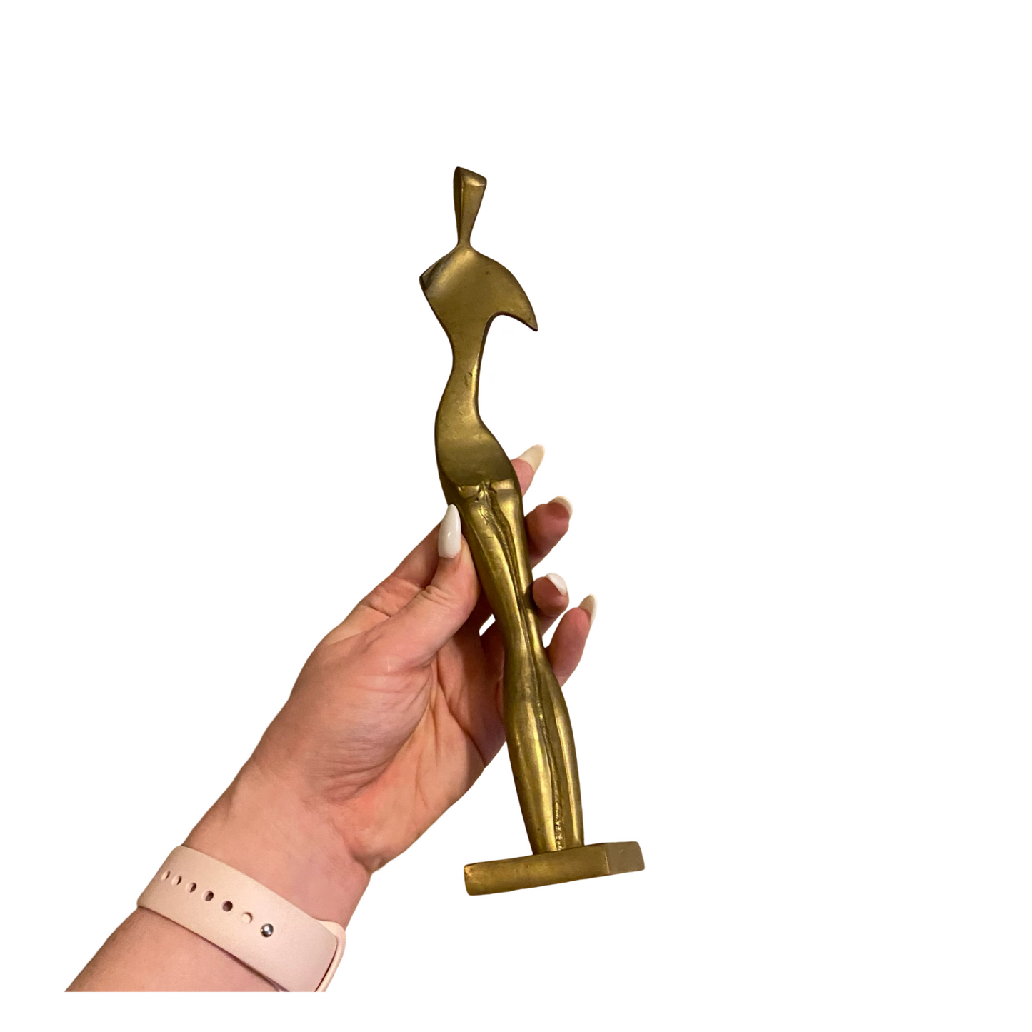 Brass Abstract Nude Woman