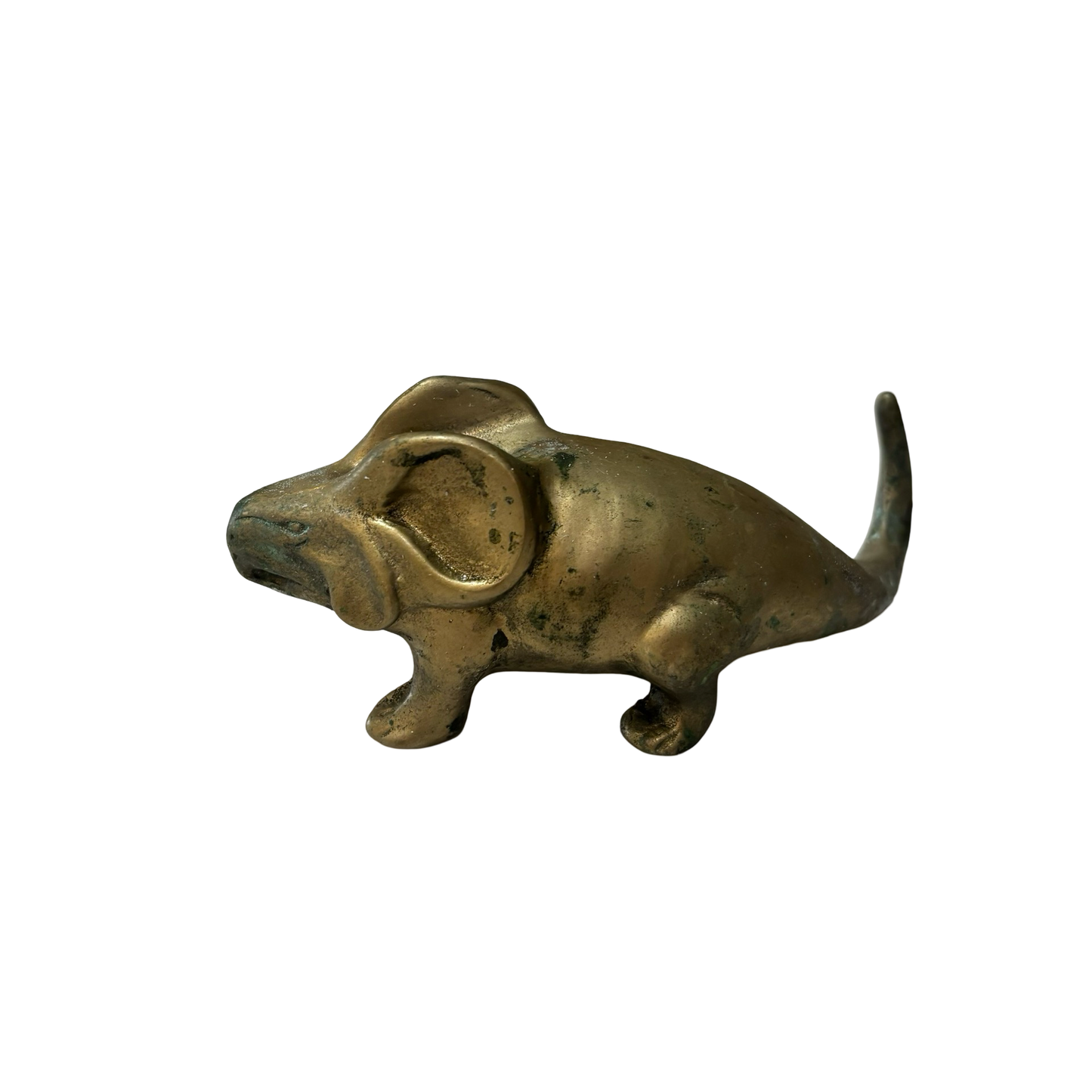 Brass Protoceratops Dinosaur