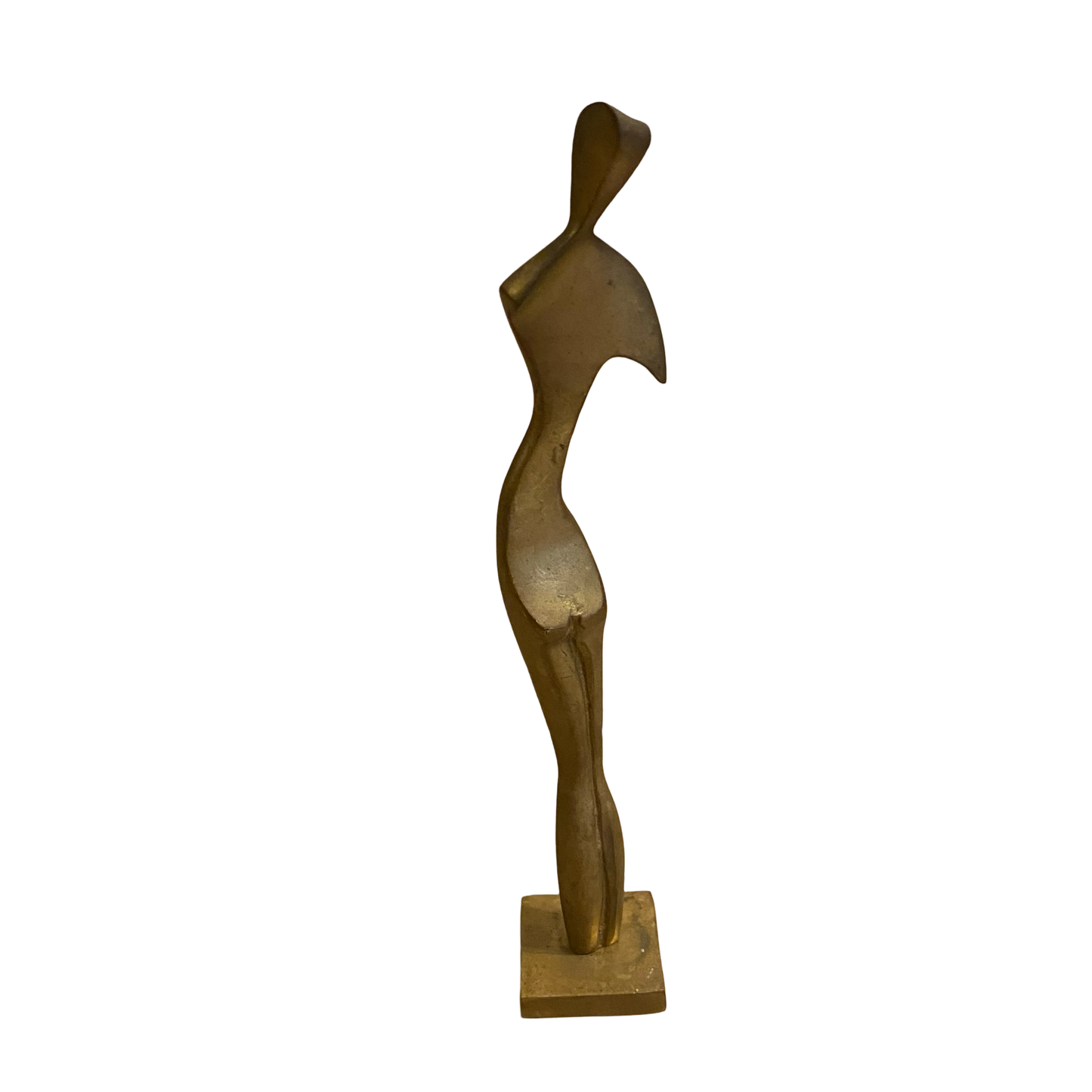 Brass Abstract Nude Woman