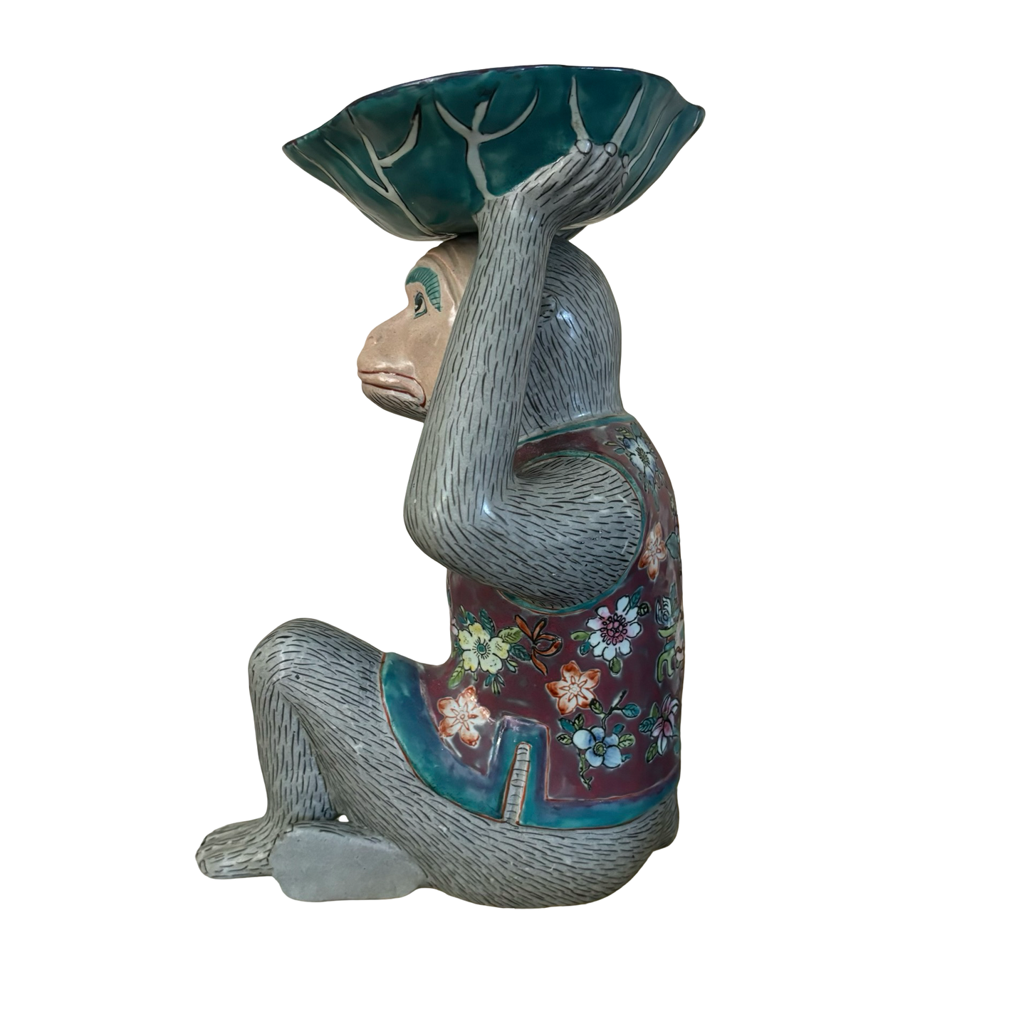 Large Porcelain Bar Monkey