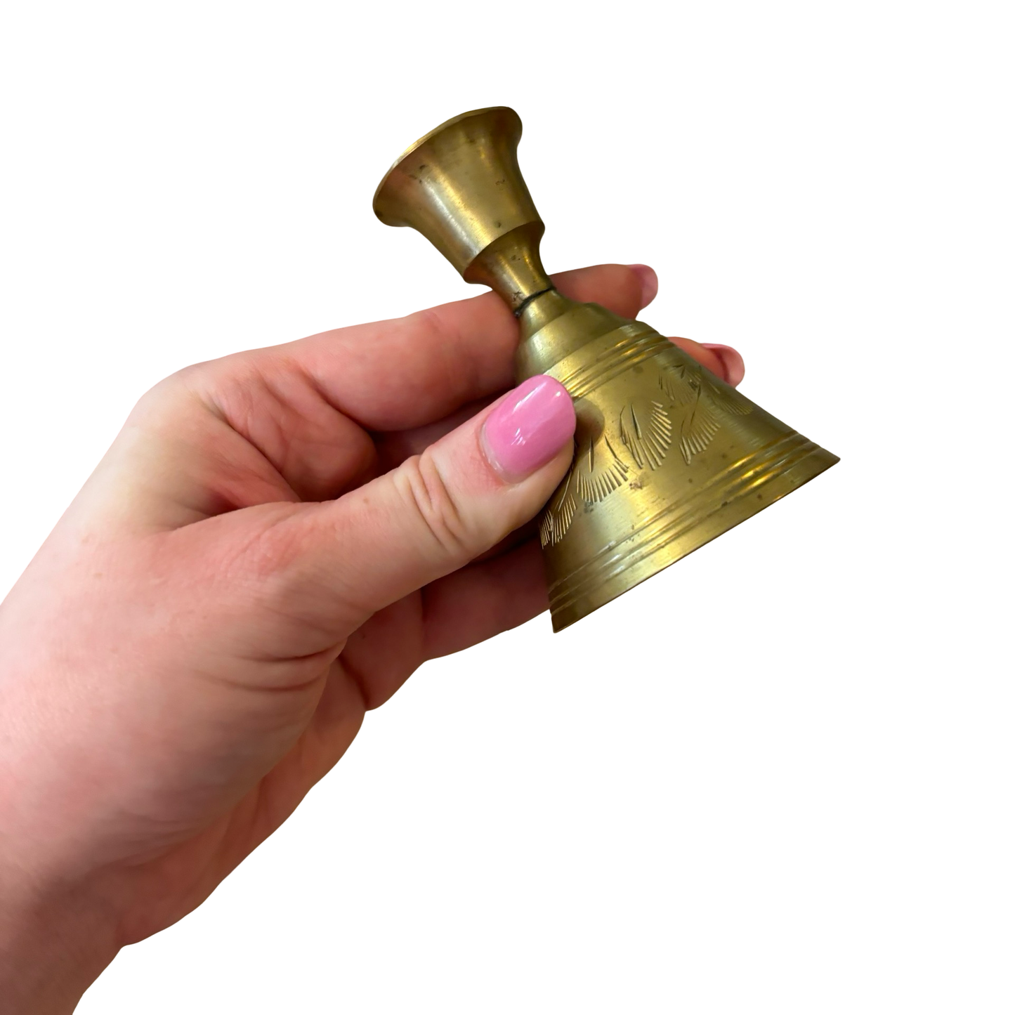 Brass Bell/Candle Holder