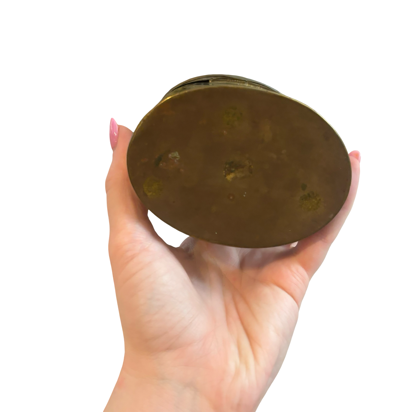 Brass Box with Pewter Cat