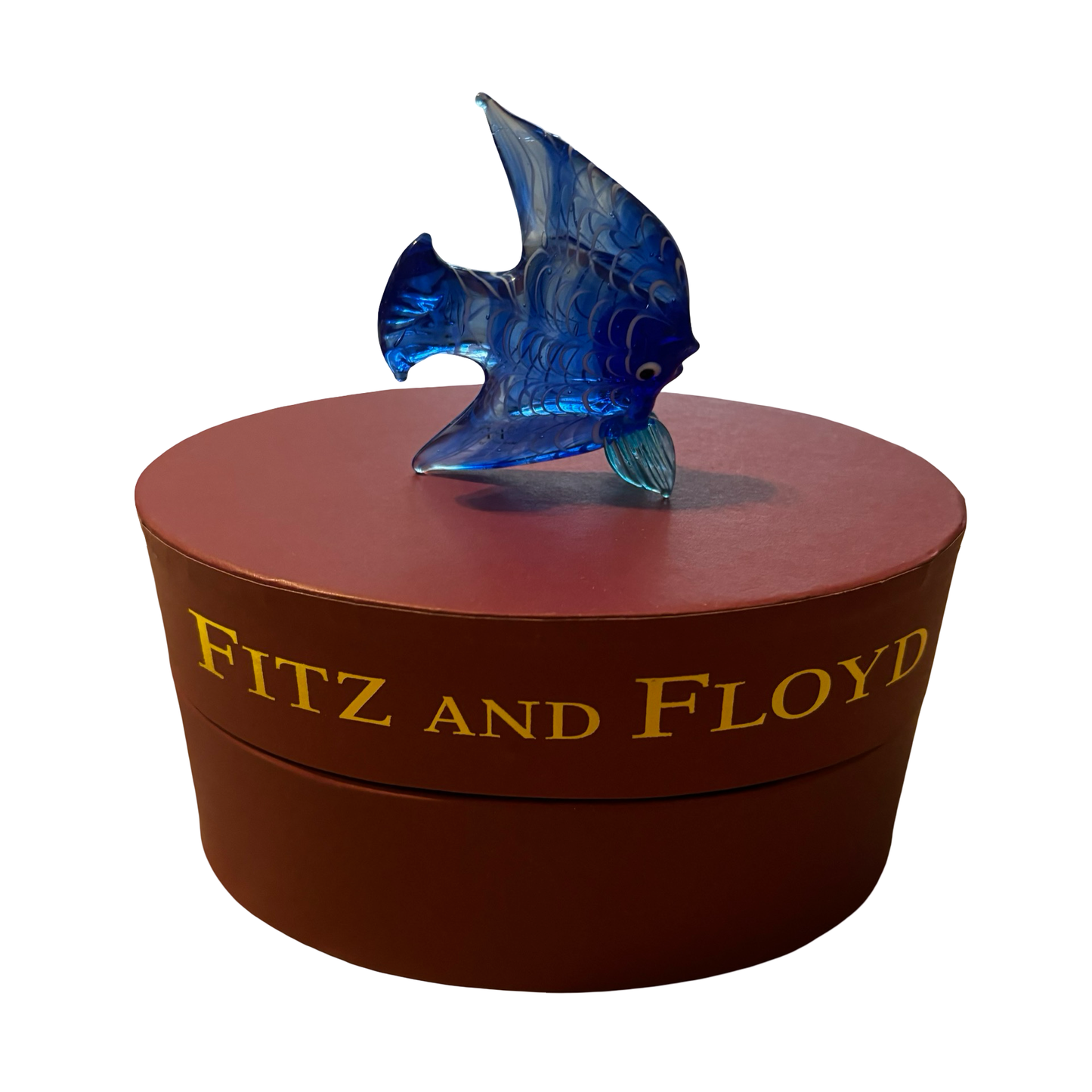 Fitz and Floyd Glass Angel Fish