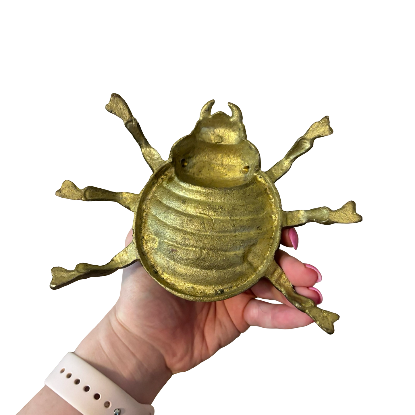 Brass Ladybug Ashtray