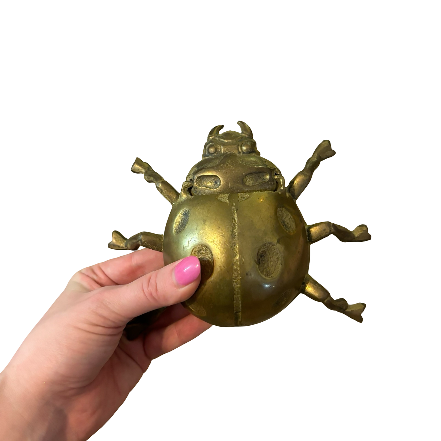 Brass Ladybug Ashtray