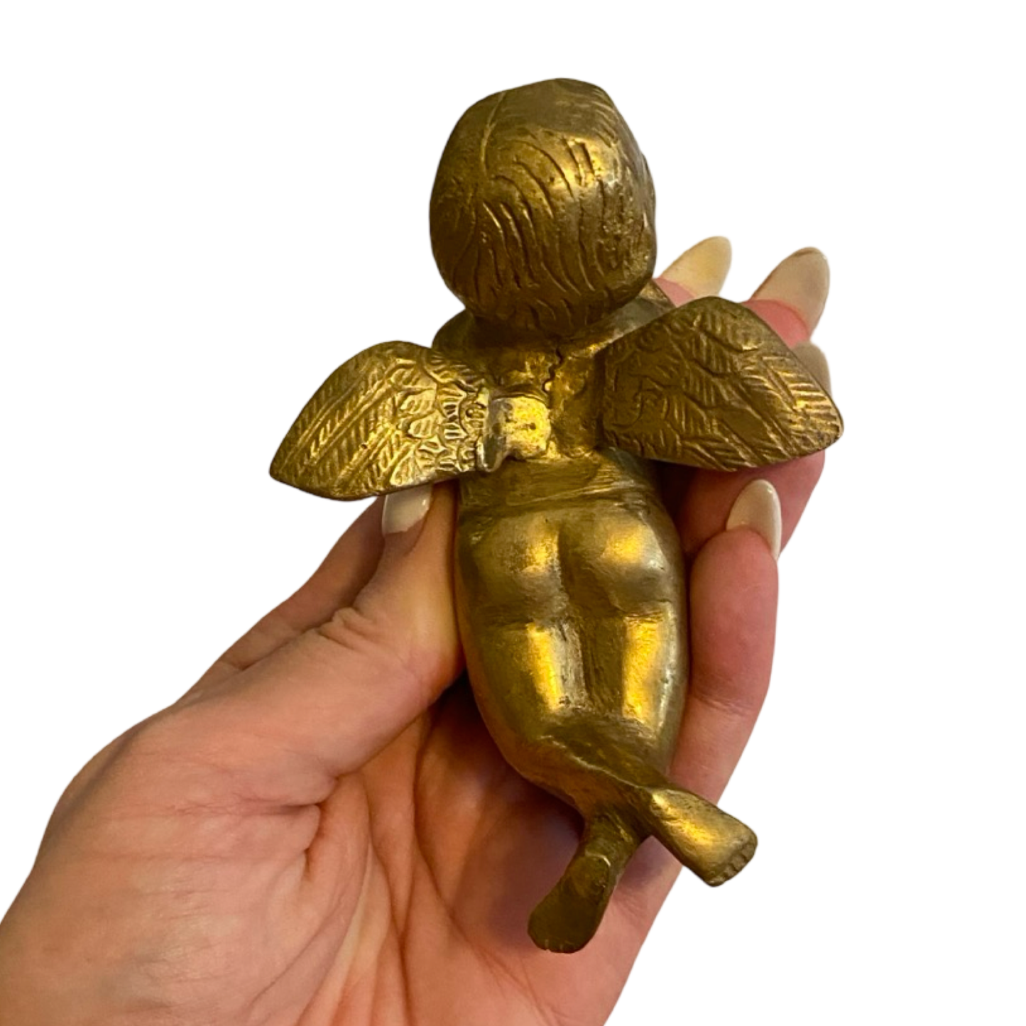 Brass Angel Shelf Sitter
