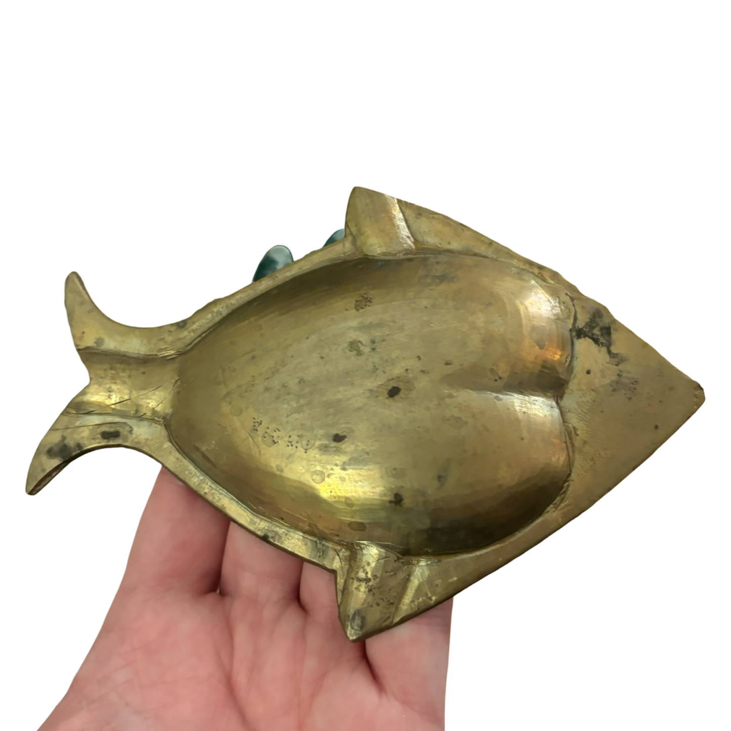 Brass Fish Ashtray